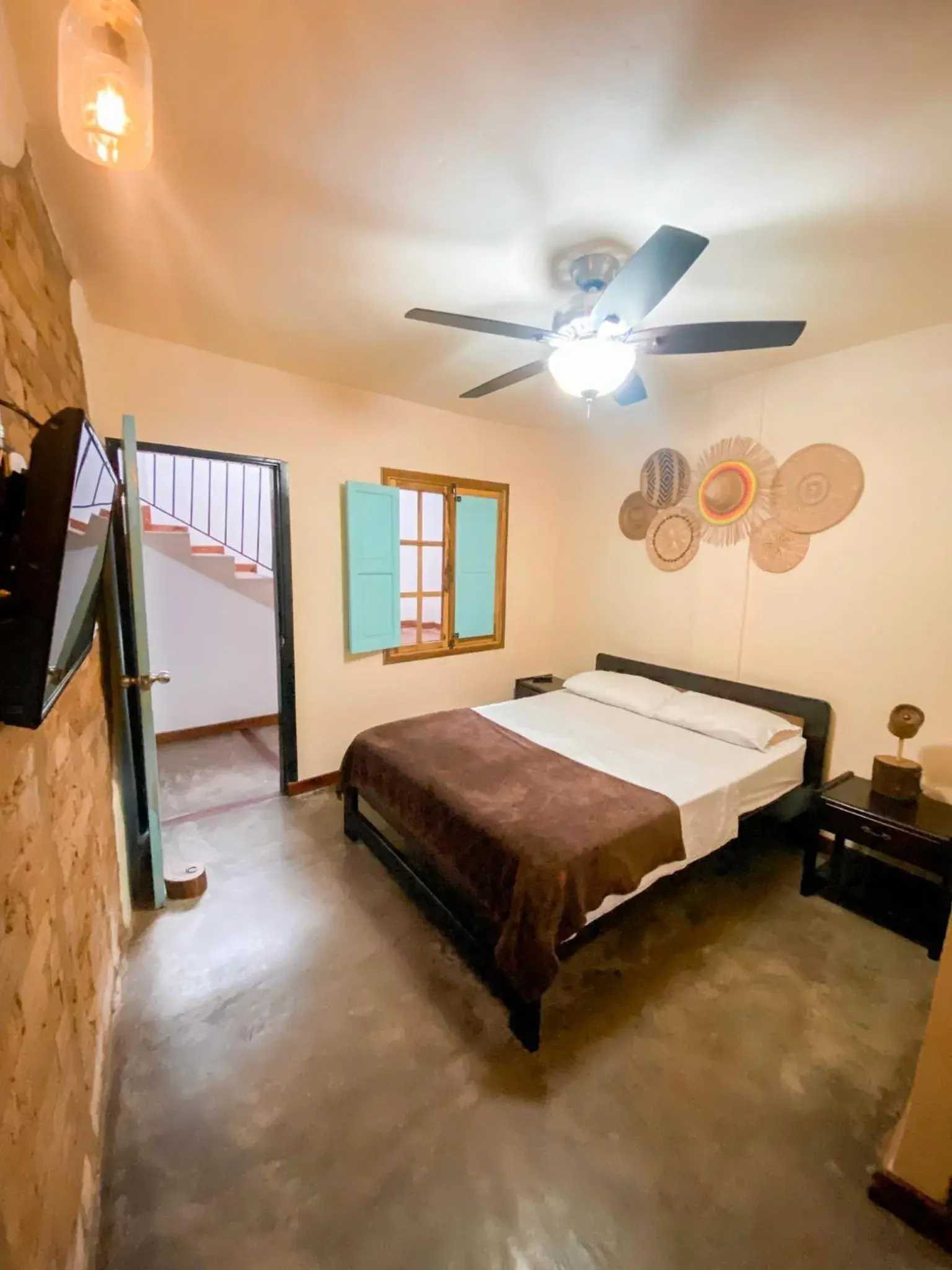Double Room in La Rosa Nautica Hostel Double Room in La Rosa Nautica Hostel