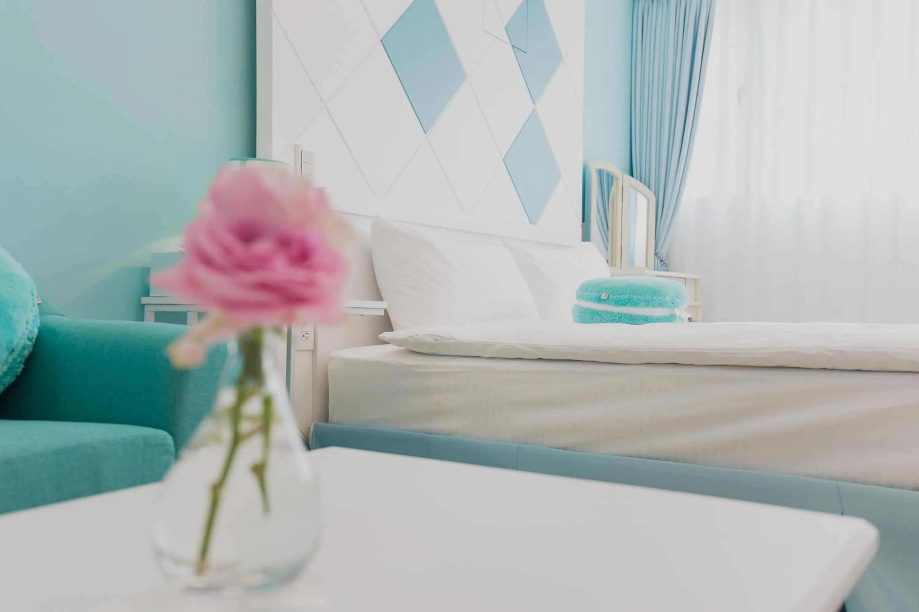 Decorative detail, Bed in 瑞豐夜市 Welcome The Sun Enjoy The Moon