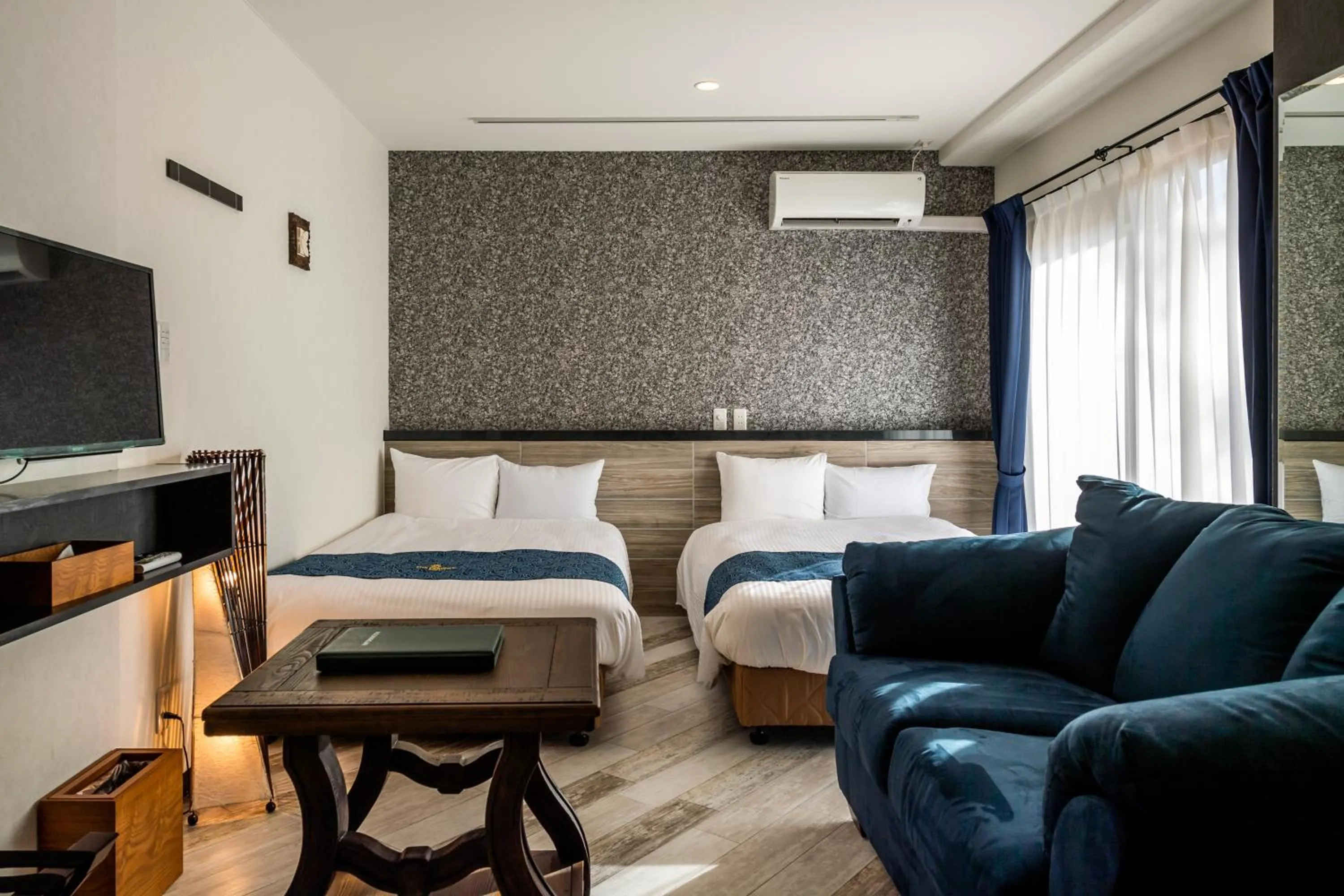 Bed in The Peridot Smart Hotel Tancha Ward