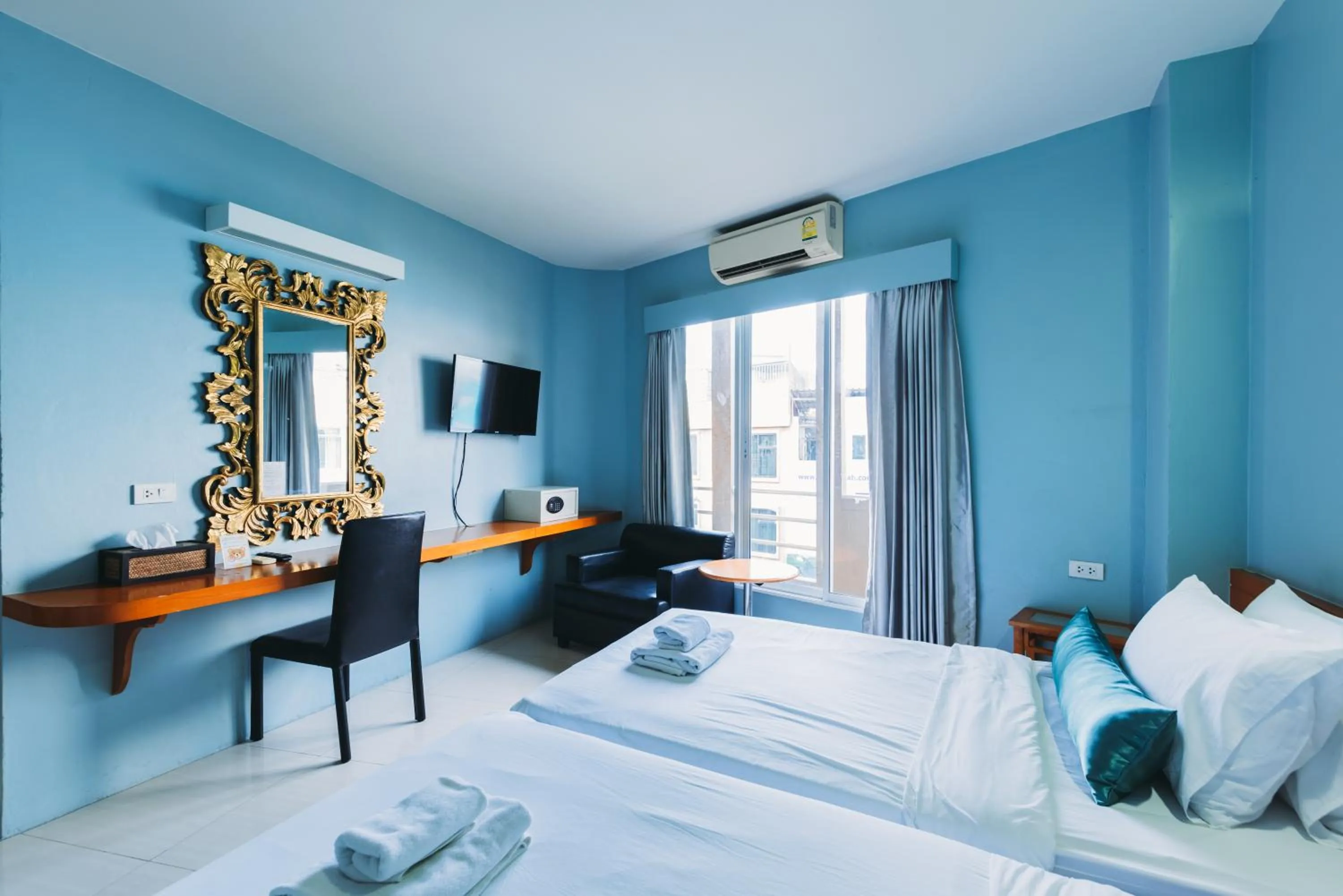 TV and multimedia, Bed in Villa Cha-Cha Khaosan Rambuttri