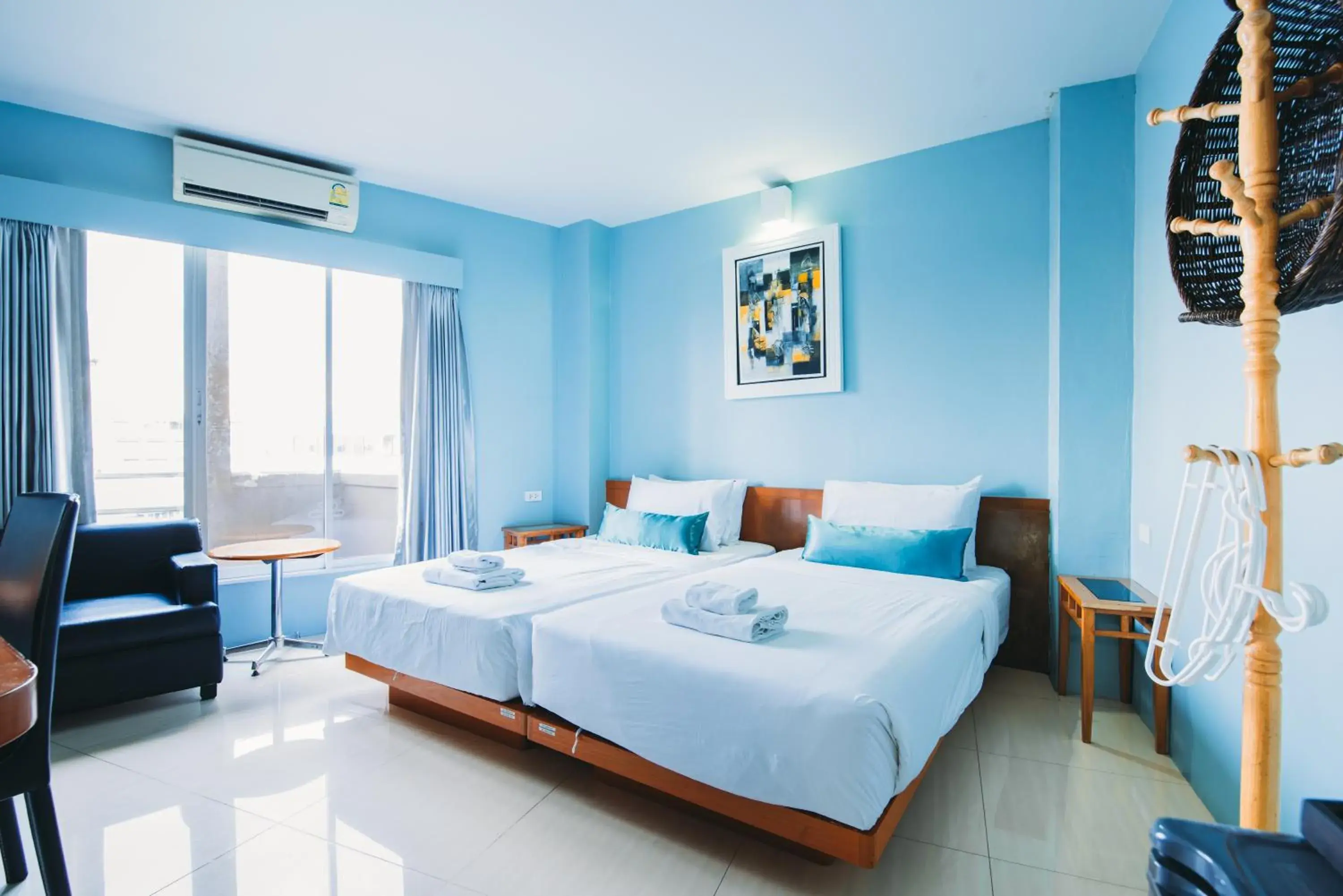 Superior Twin Room in Villa Cha-Cha Khaosan Rambuttri Superior Twin Room in Villa Cha-Cha Khaosan Rambuttri