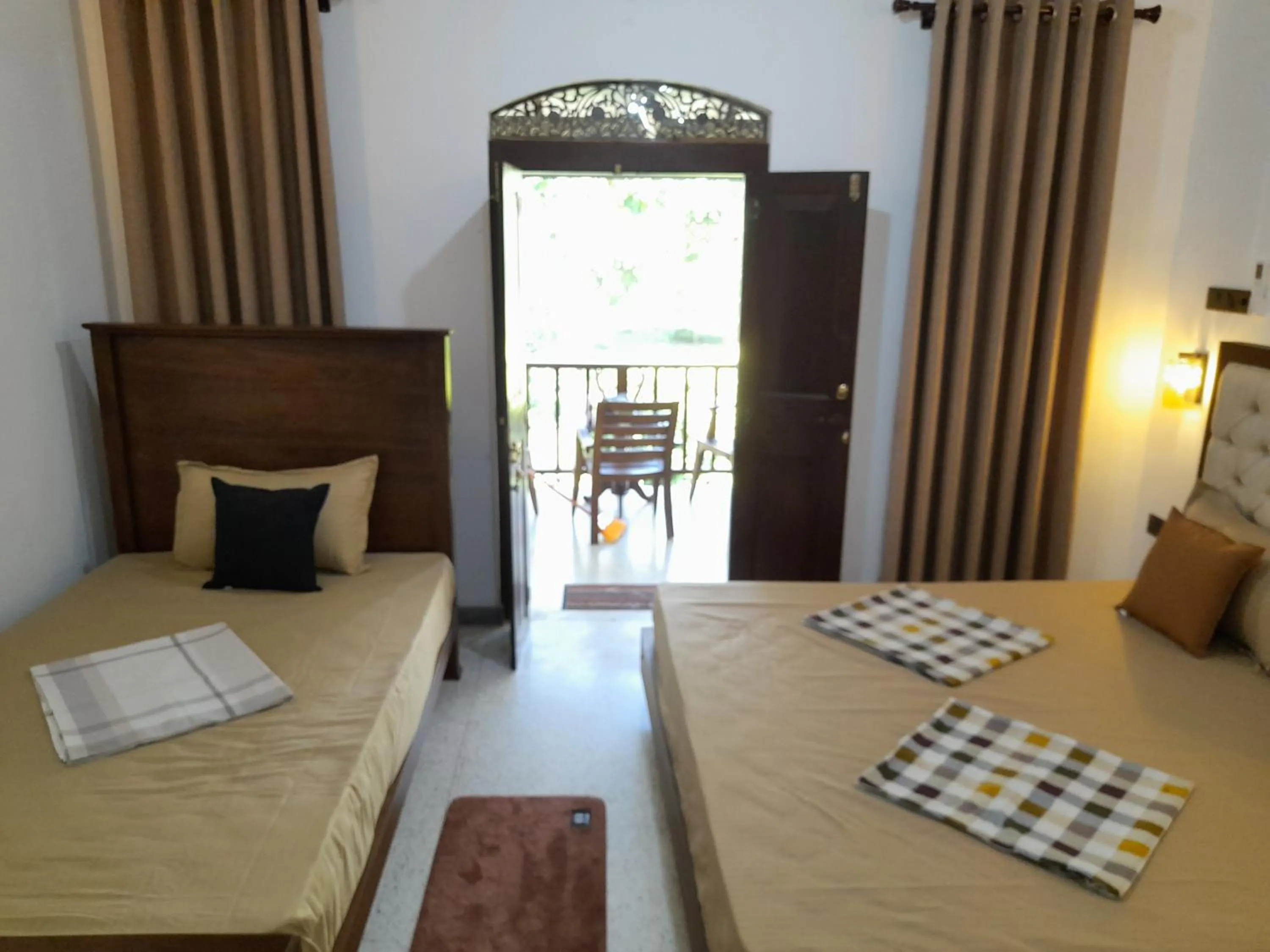 Bed in Ging View Villa