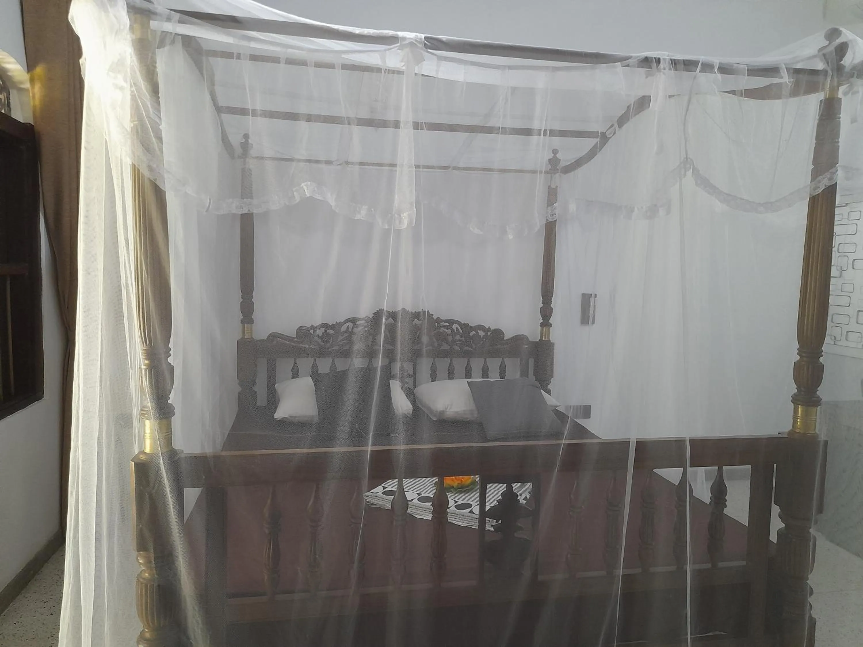 Bed in Ging View Villa