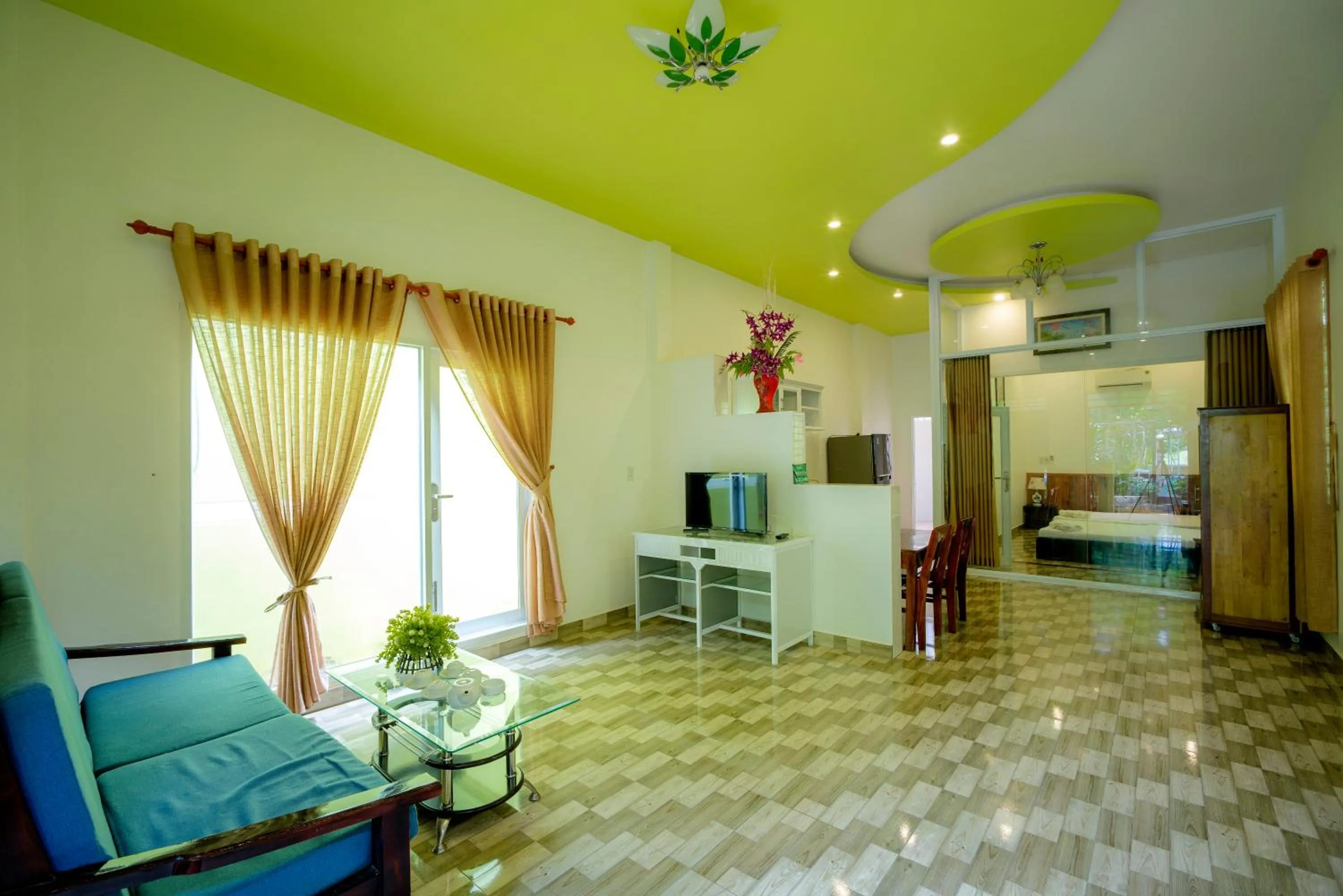 Living room in Mai Binh Phuong Bungalow