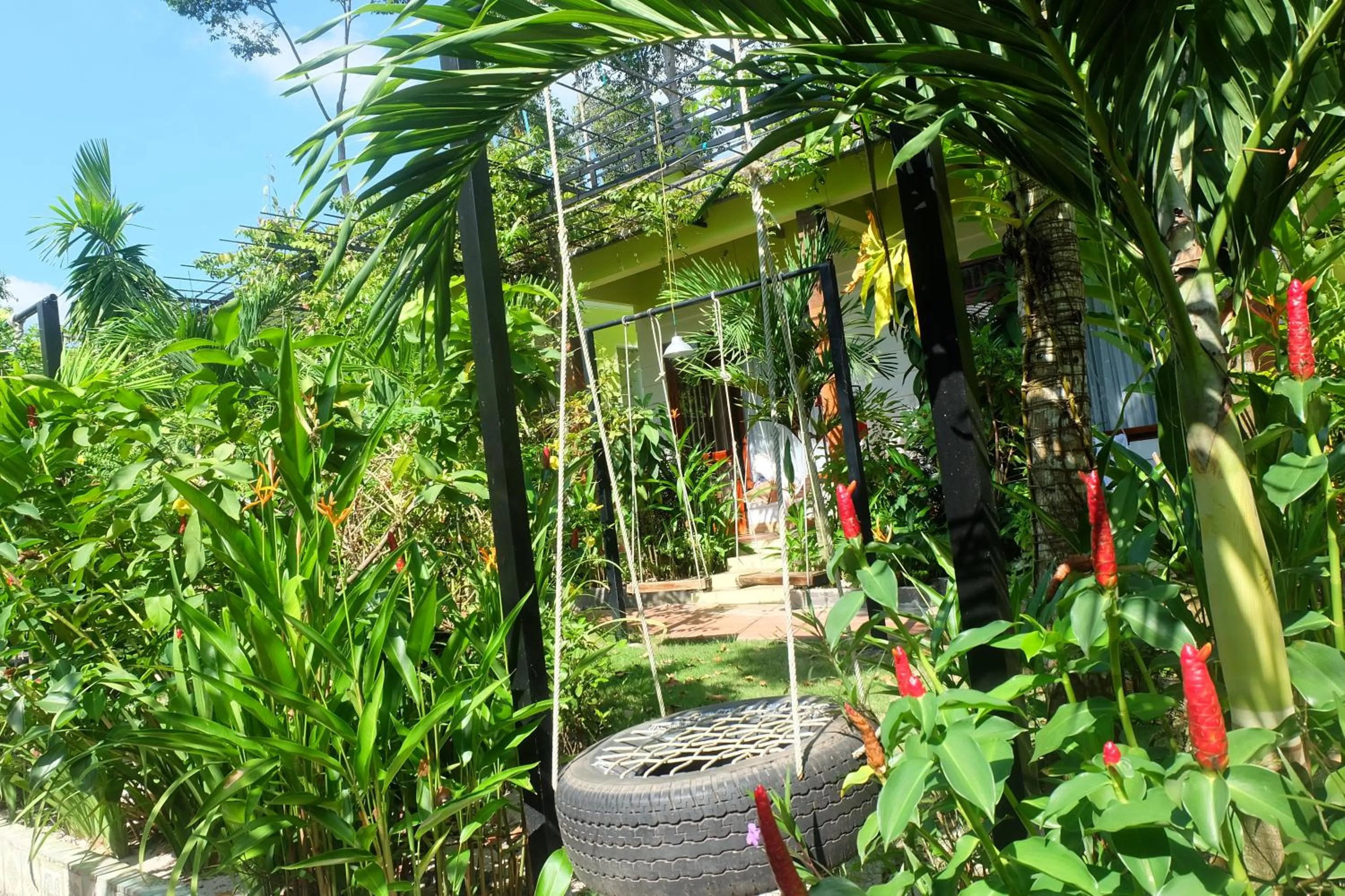 Garden view in Mai Binh Phuong Bungalow