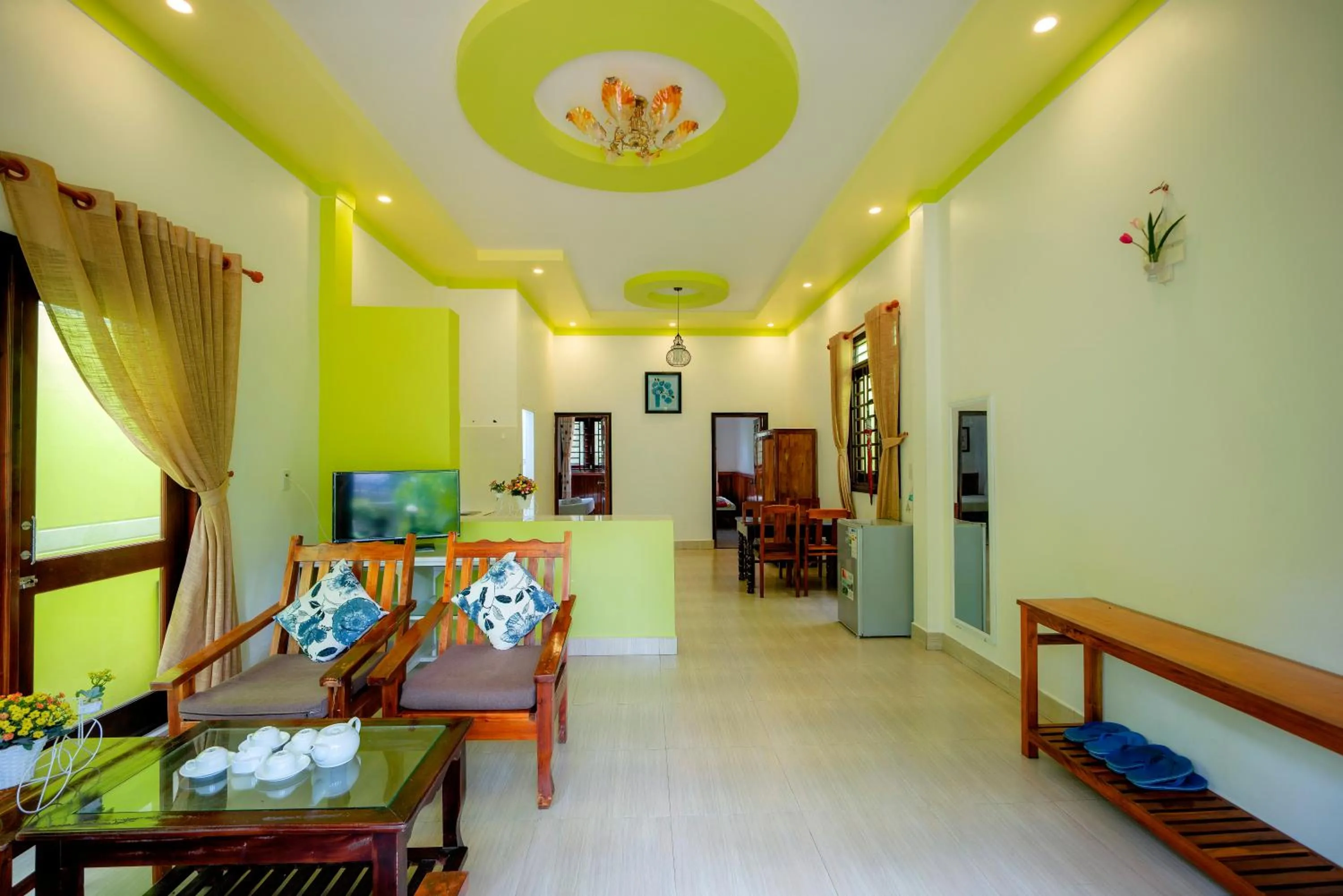 Living room in Mai Binh Phuong Bungalow