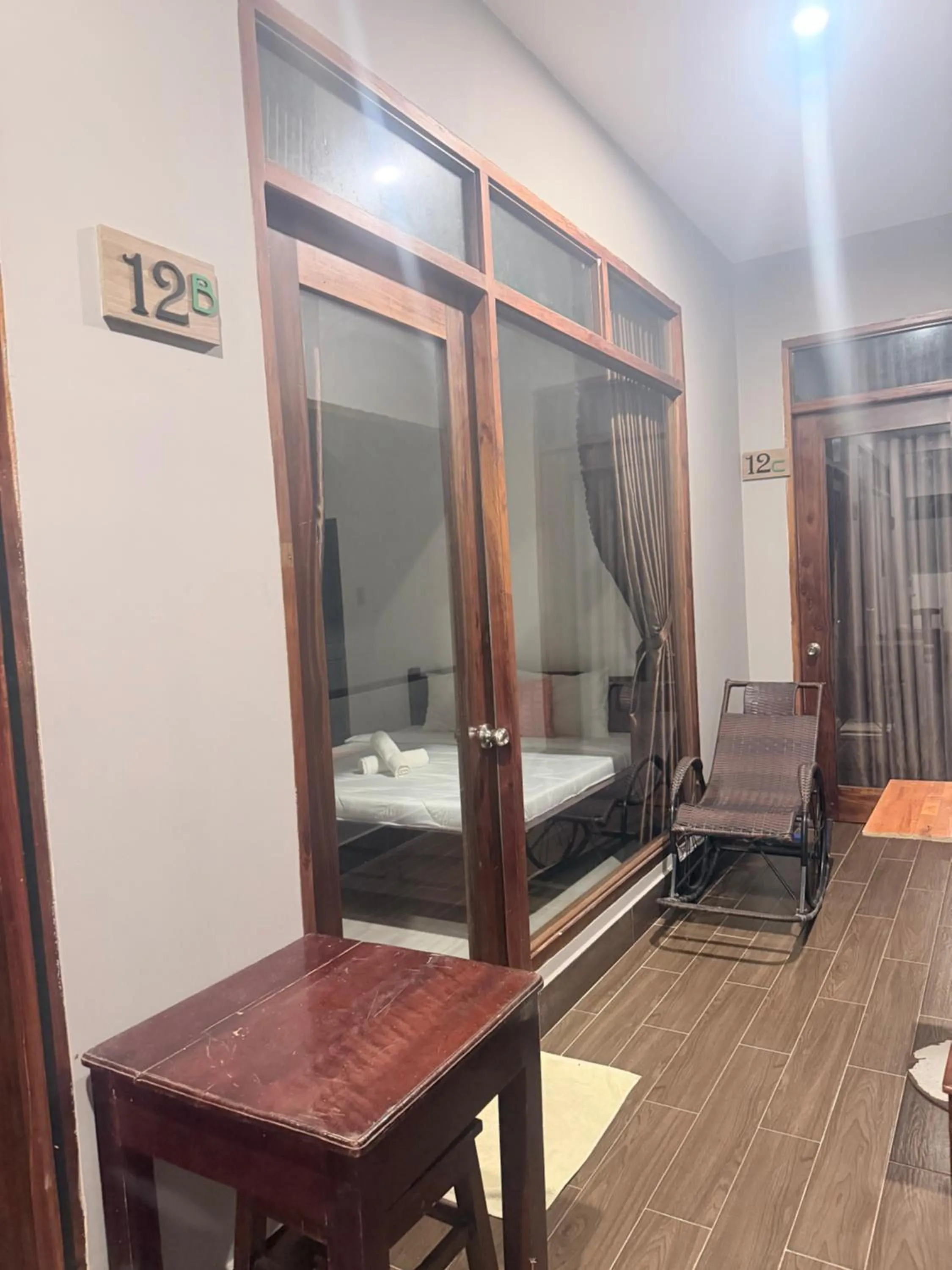 Bed in Mai Binh Phuong Bungalow