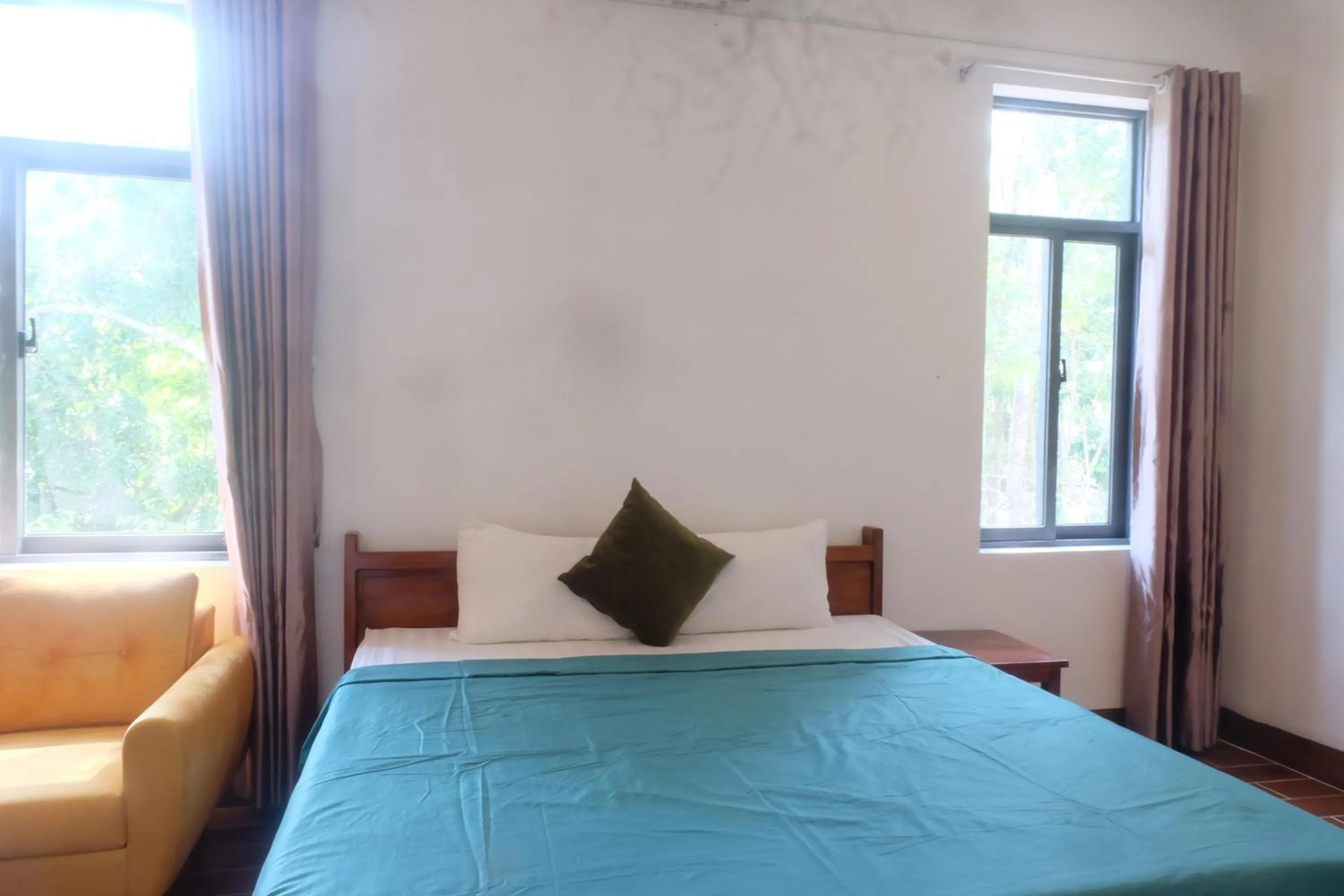 Bed in Mai Binh Phuong Bungalow