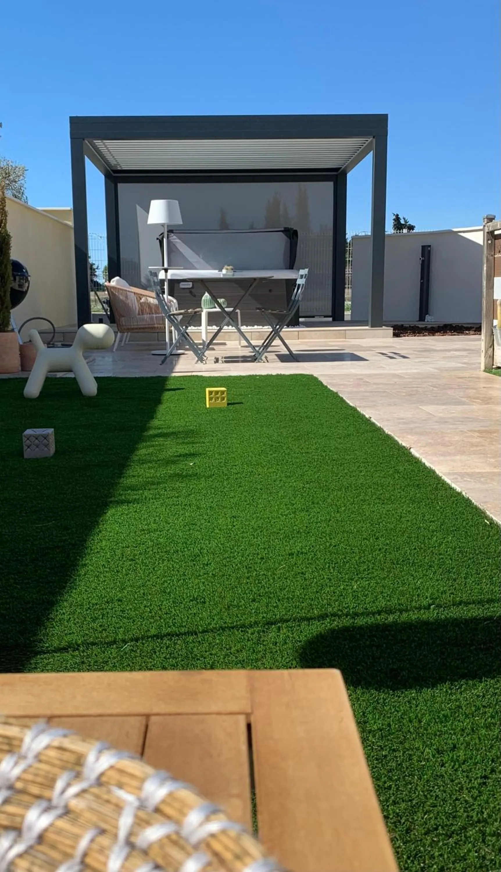 Patio in Chambres d'hôtes Chez Thierry