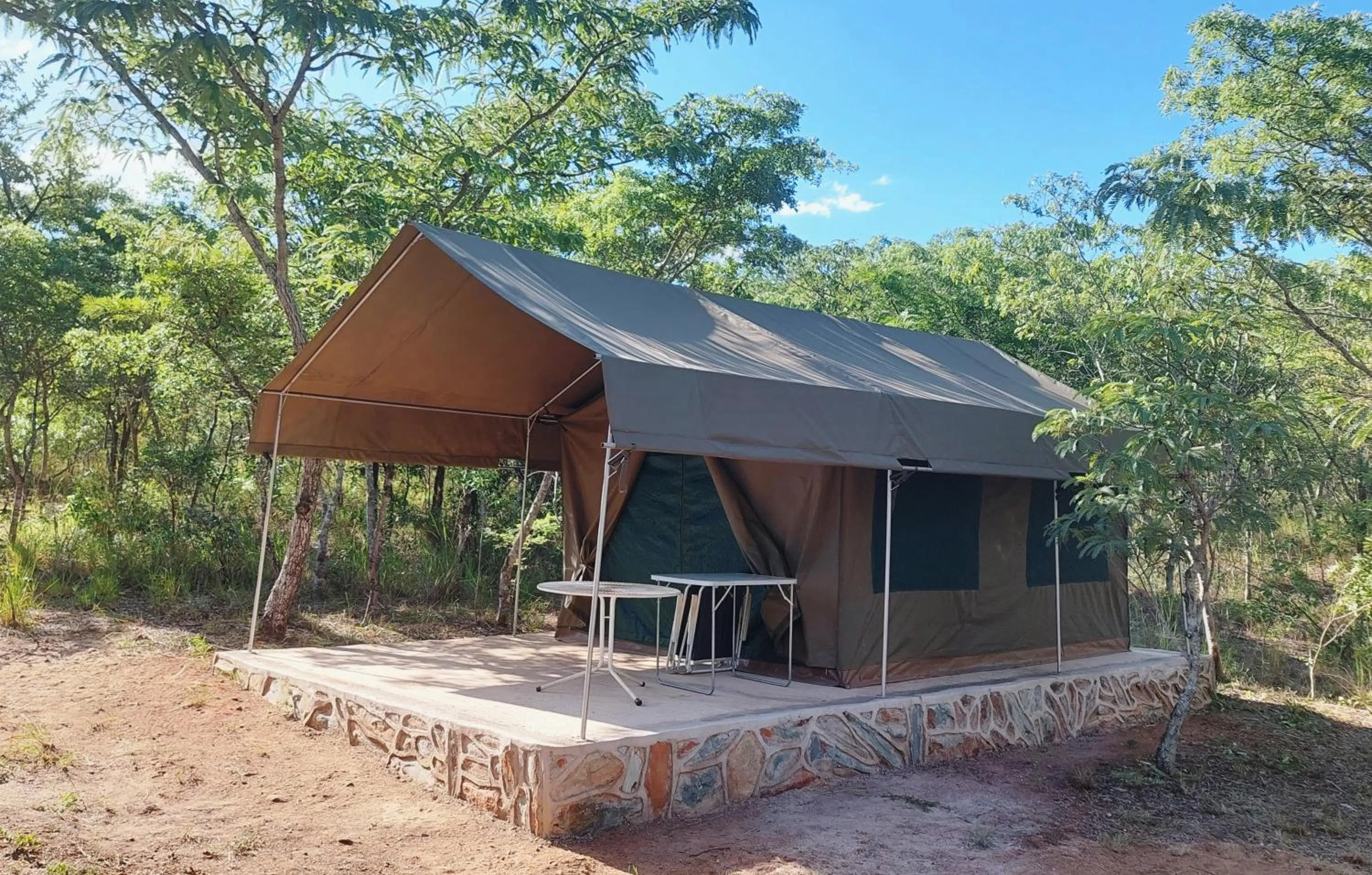 Bedroom in Musangano Lodge