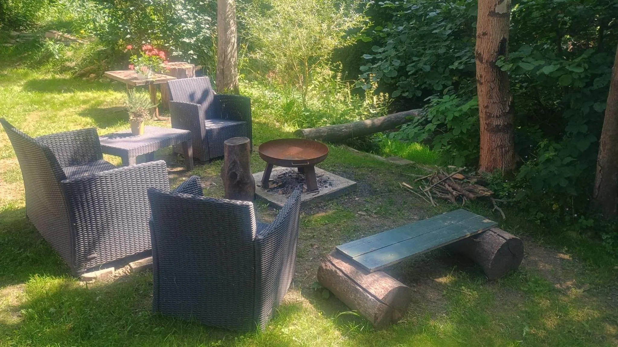 BBQ facilities in Penzion "V Zelený"