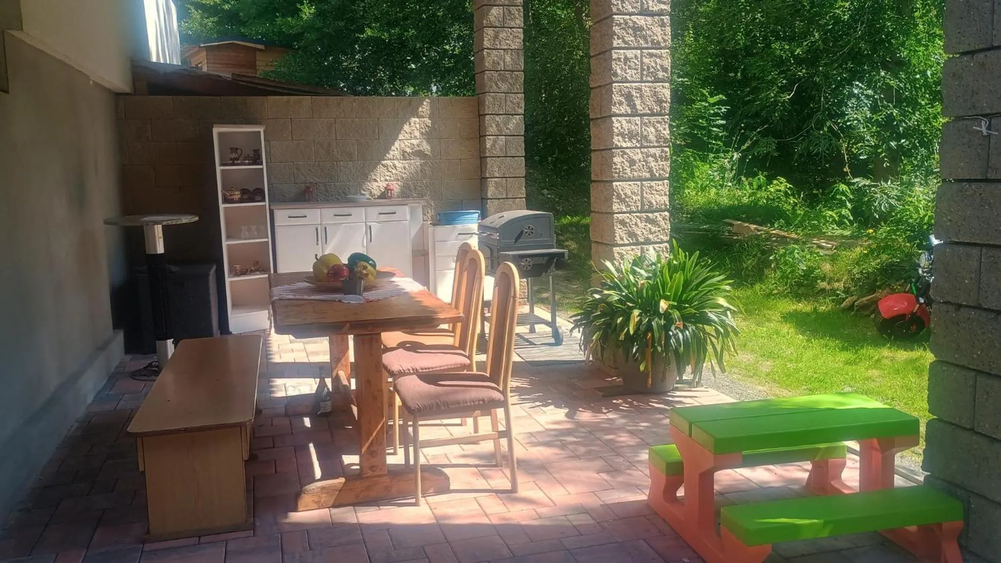 BBQ facilities in Penzion "V Zelený"
