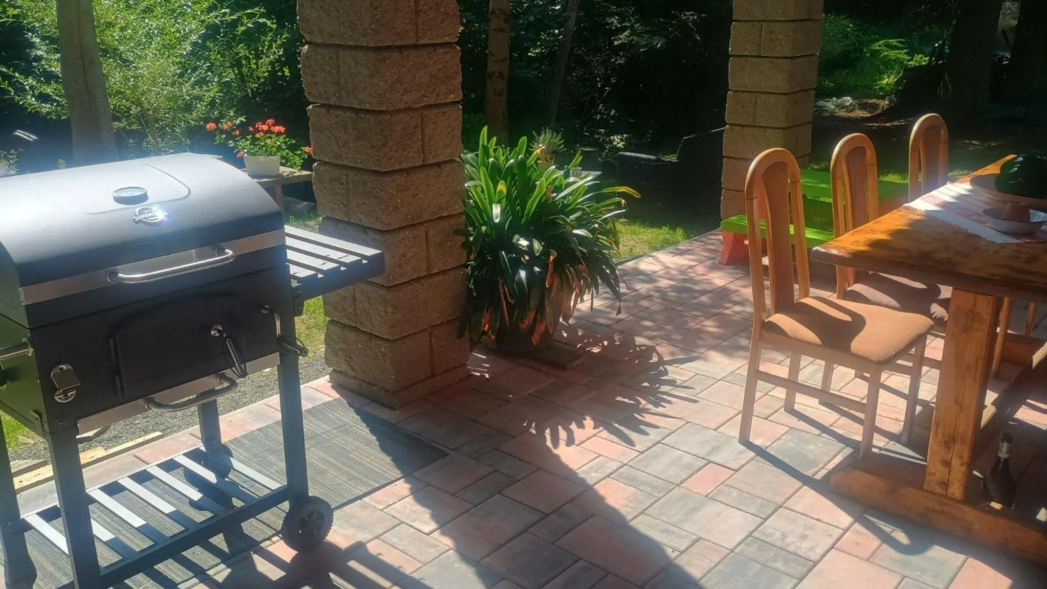 BBQ facilities in Penzion "V Zelený"