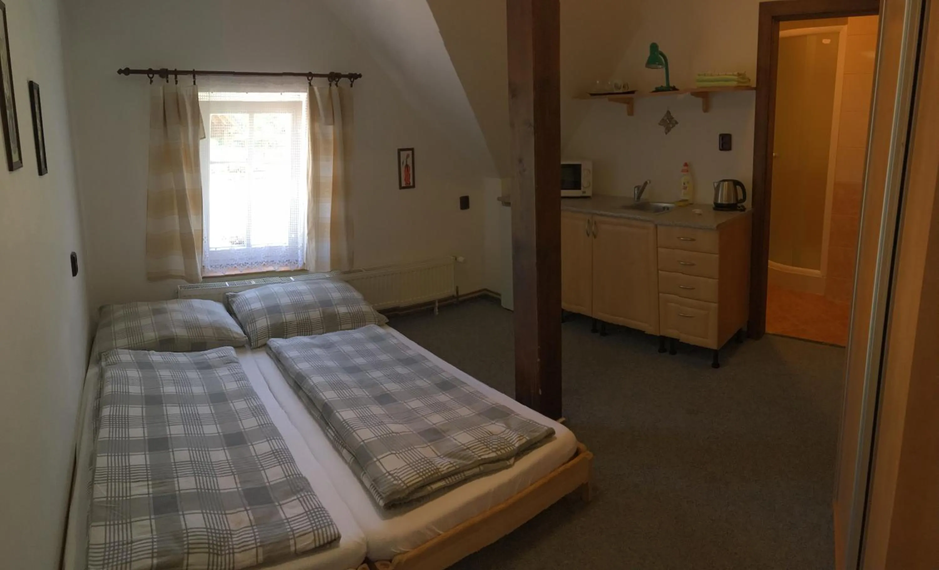 Photo of the whole room, Bed in Penzion "V Zelený"
