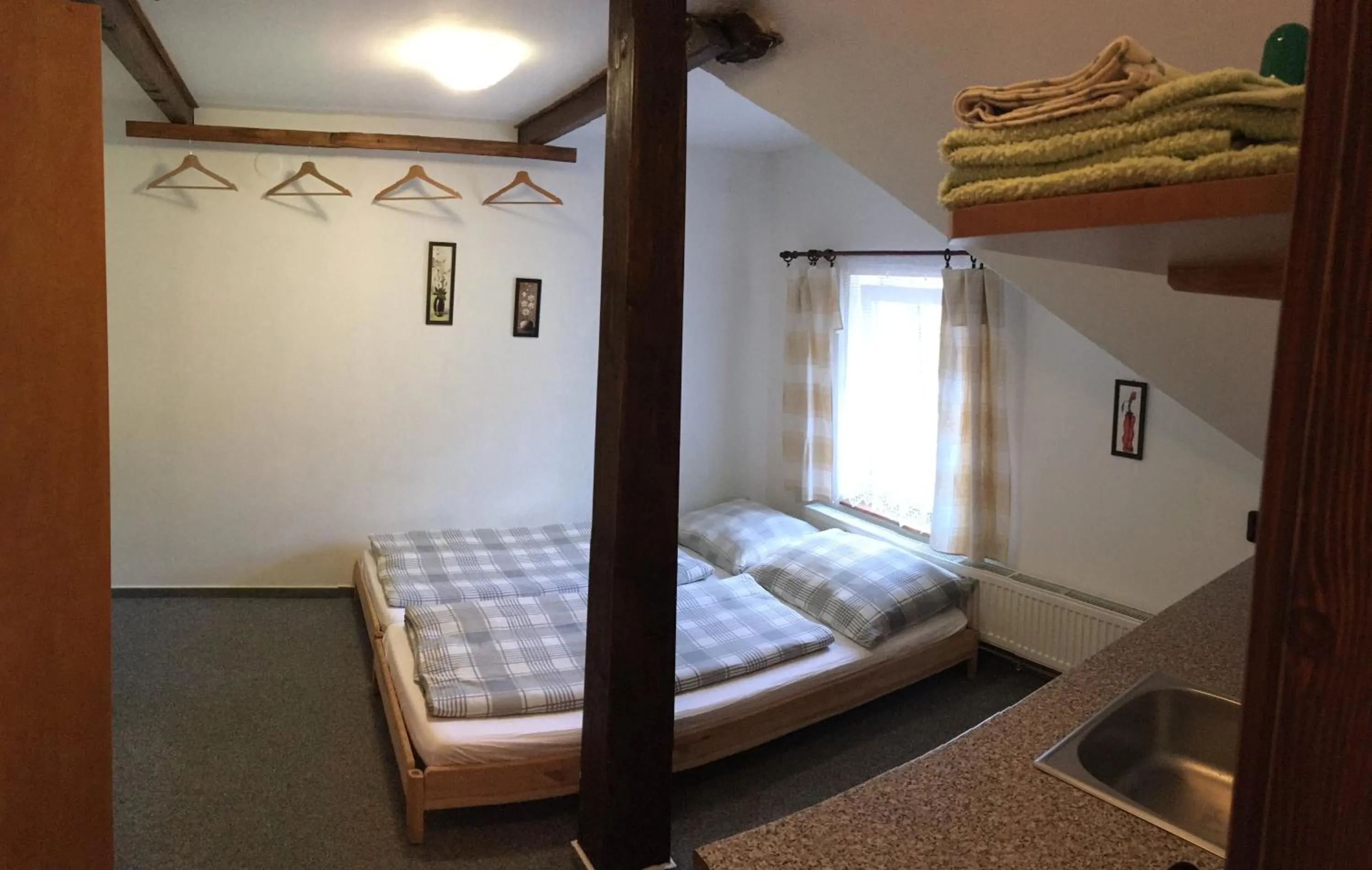 Photo of the whole room, Bed in Penzion "V Zelený"
