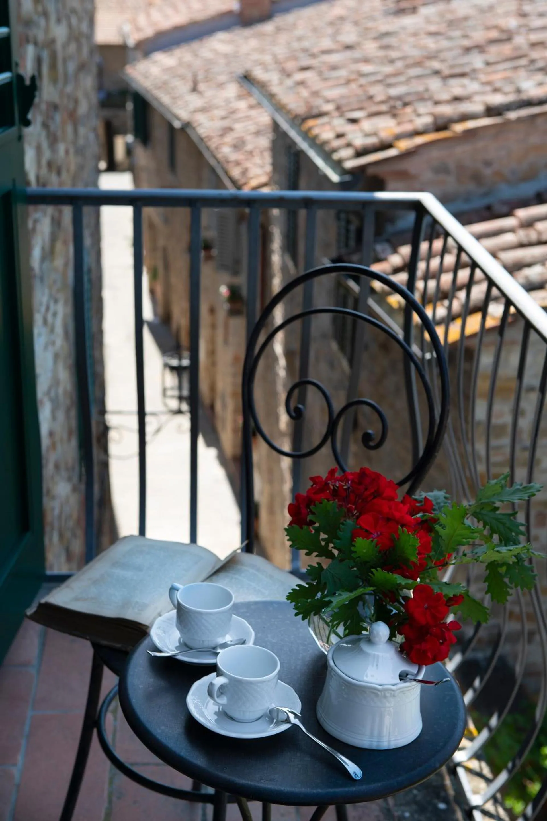 Balcony/Terrace in Palazzo Malaspina B&B