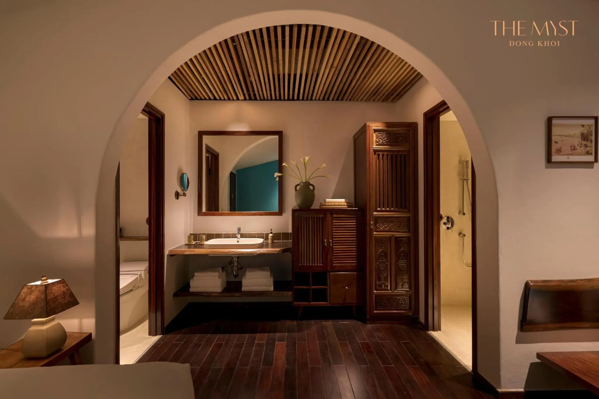 Bathroom, Bed in The Myst Dong Khoi