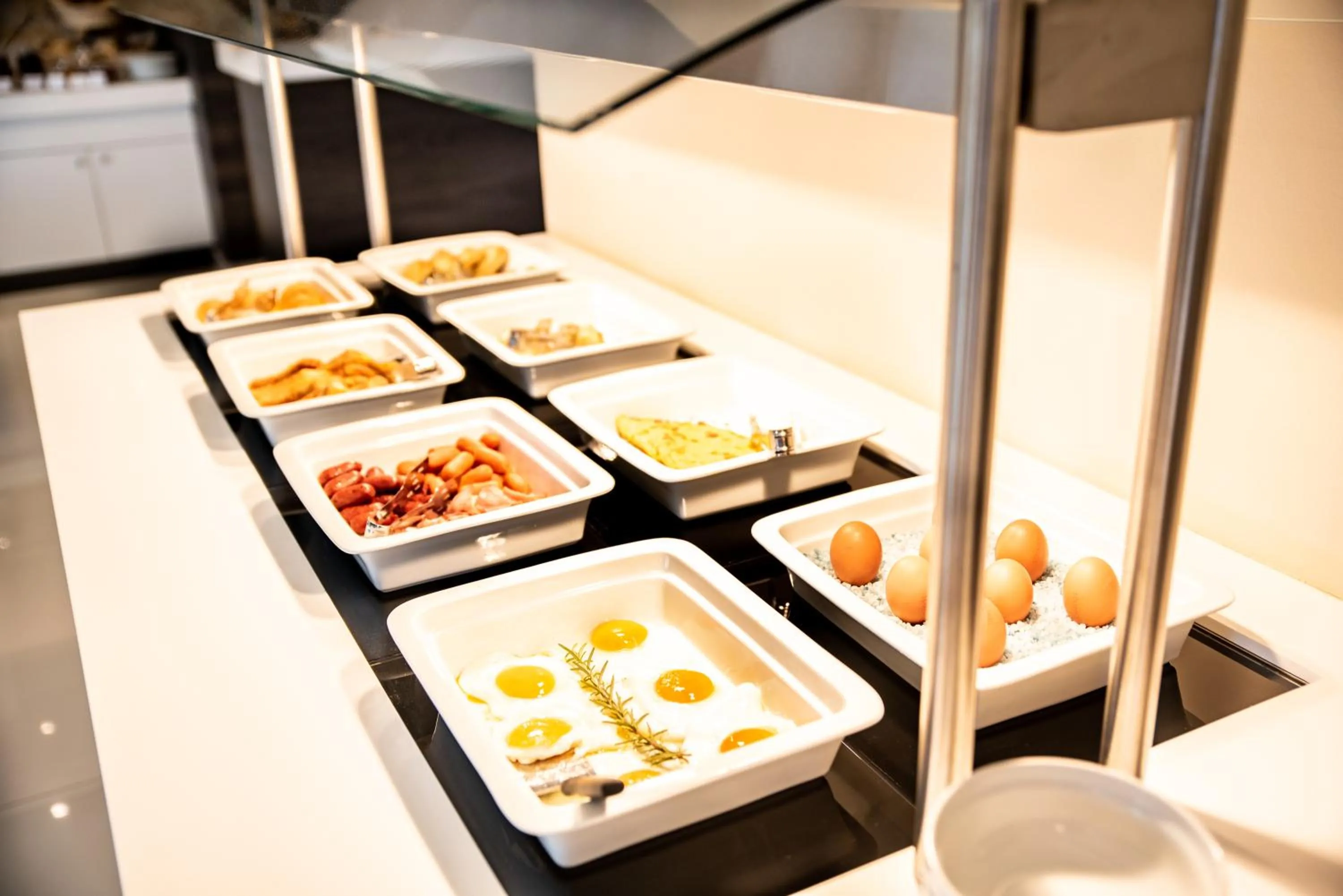 Buffet breakfast in Lagaria Apartments