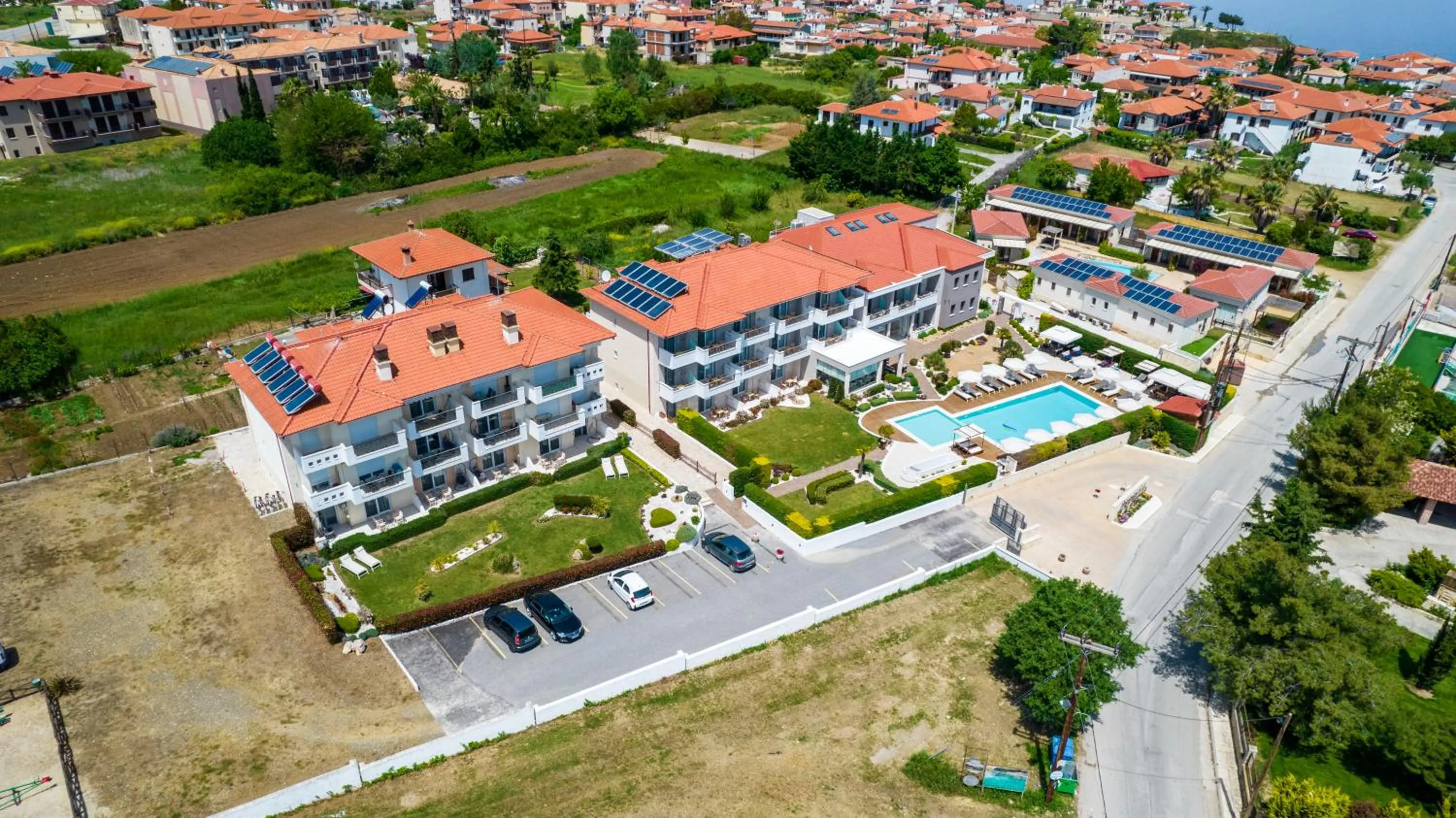 Bird's eye view in Lagaria Apartments