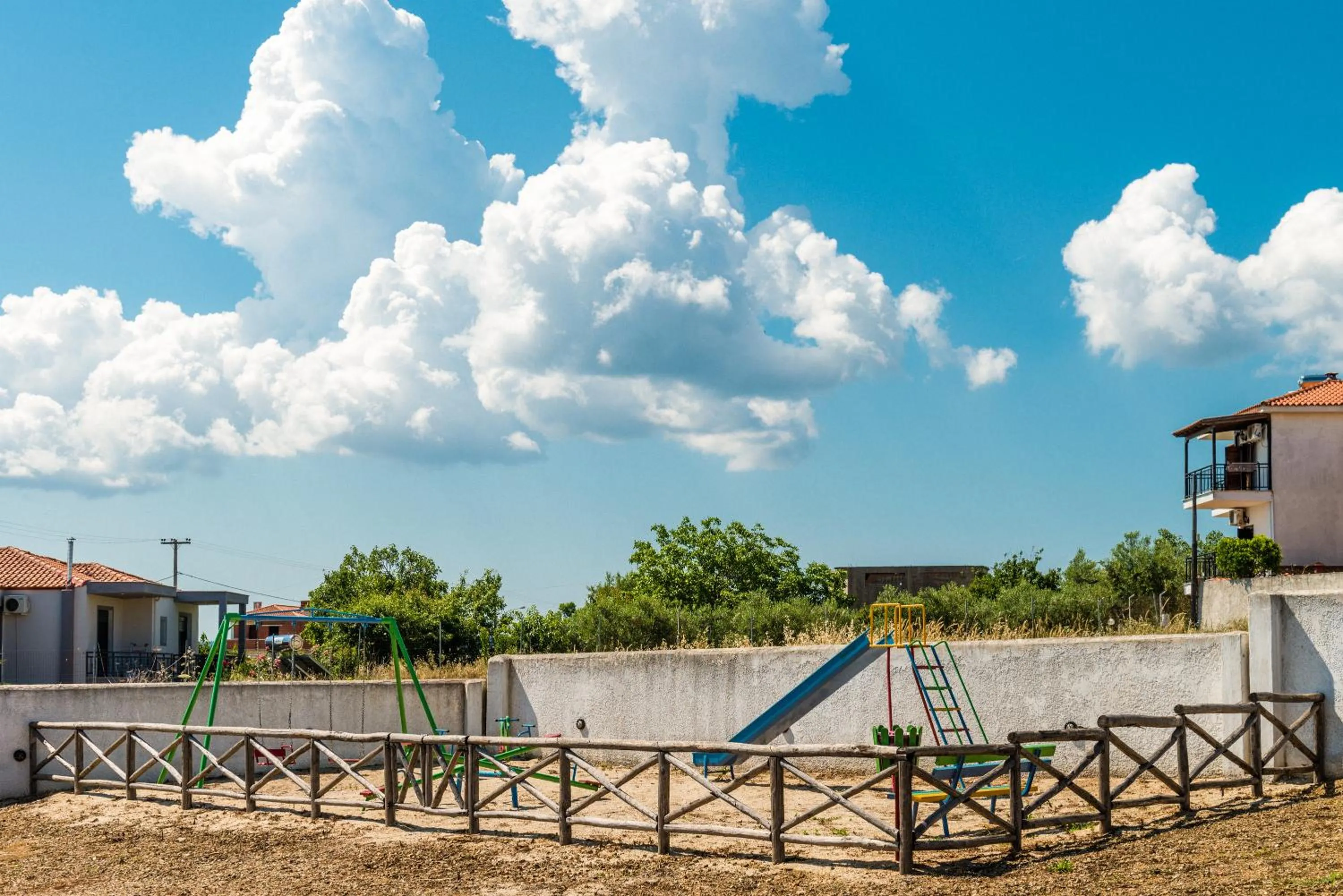Children play ground in Lagaria Apartments
