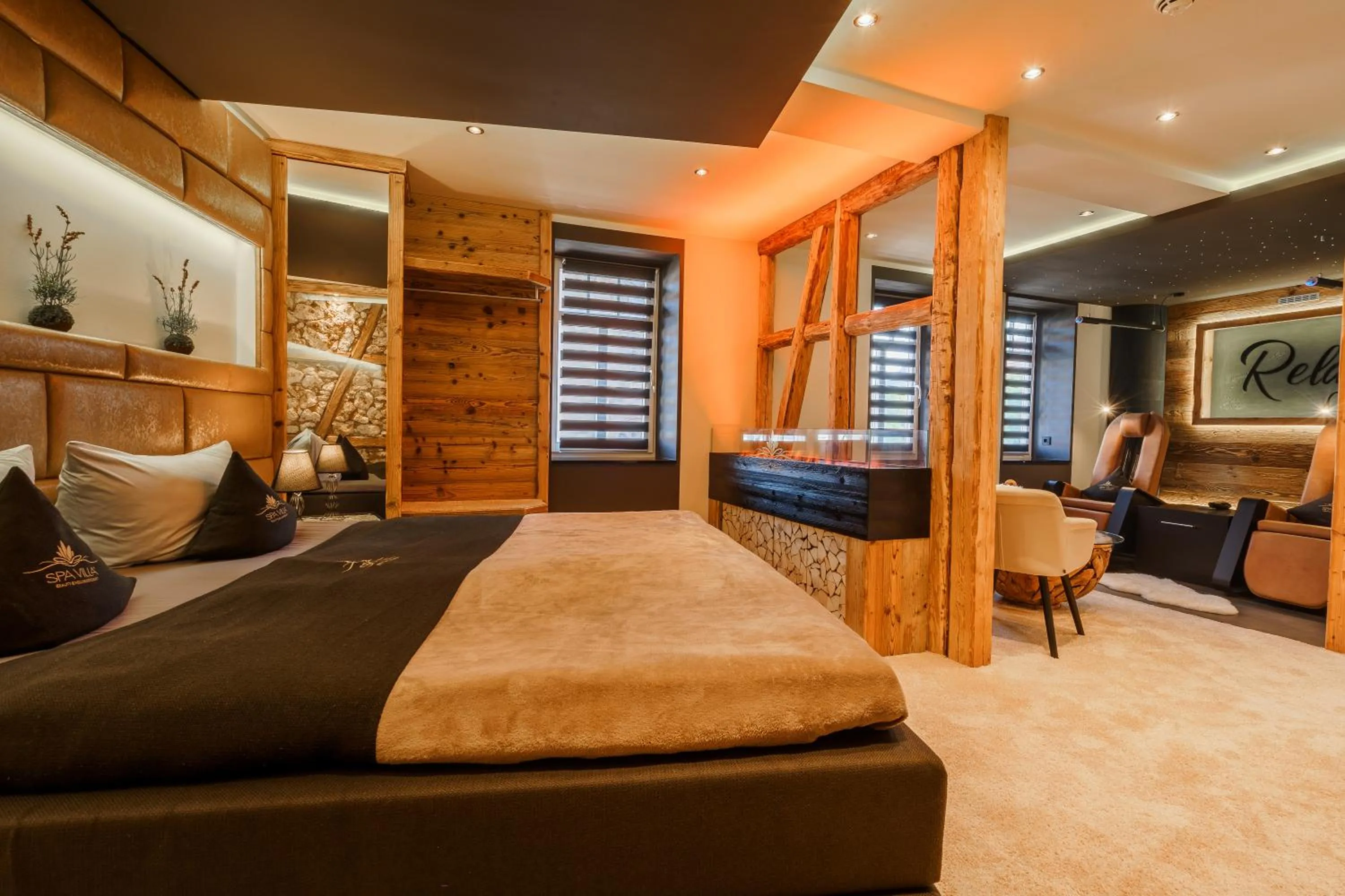 Bed in Hotel SPA VILLA Beauty & Wellness Resort