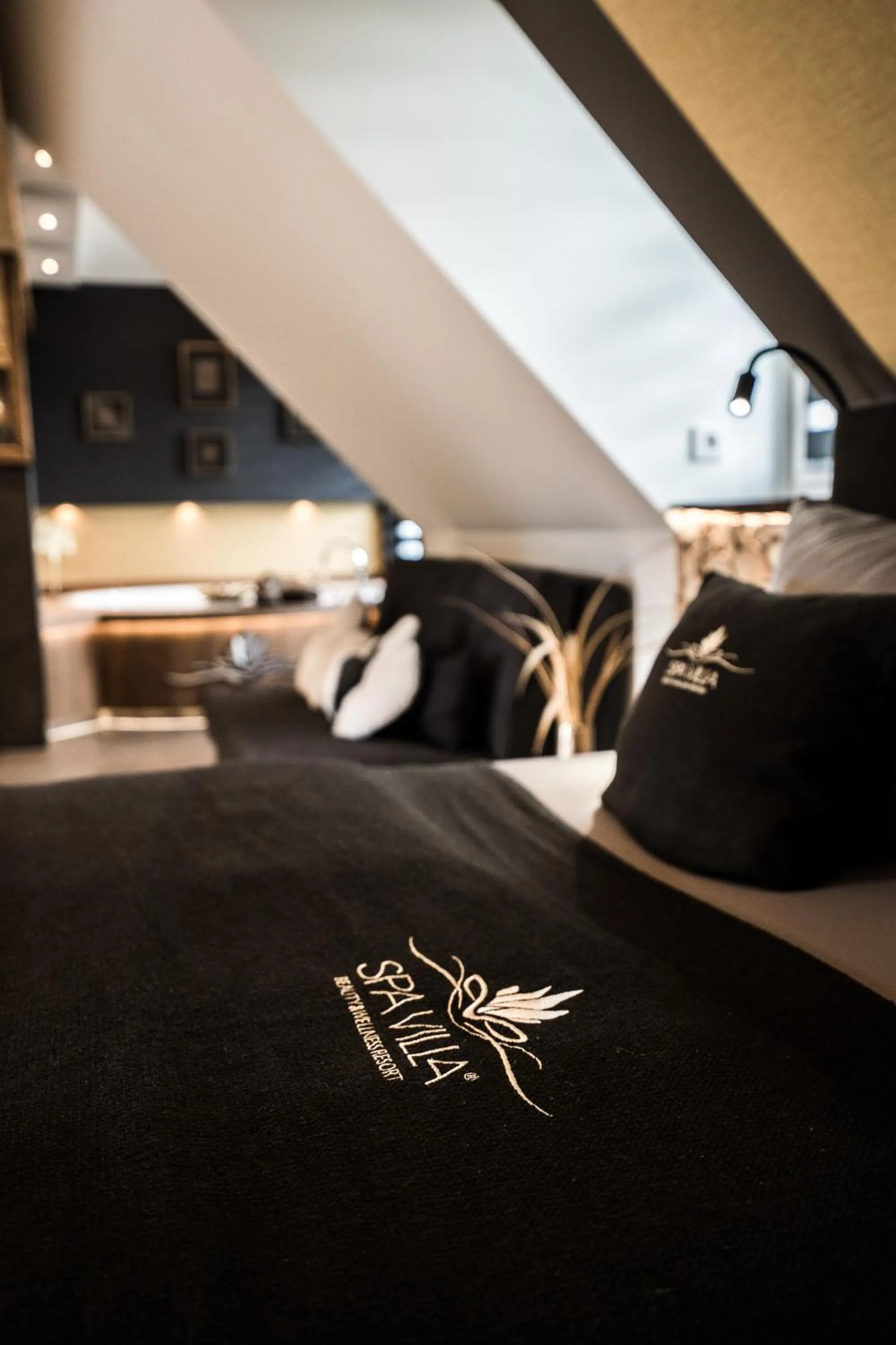 Bed in Hotel SPA VILLA Beauty & Wellness Resort