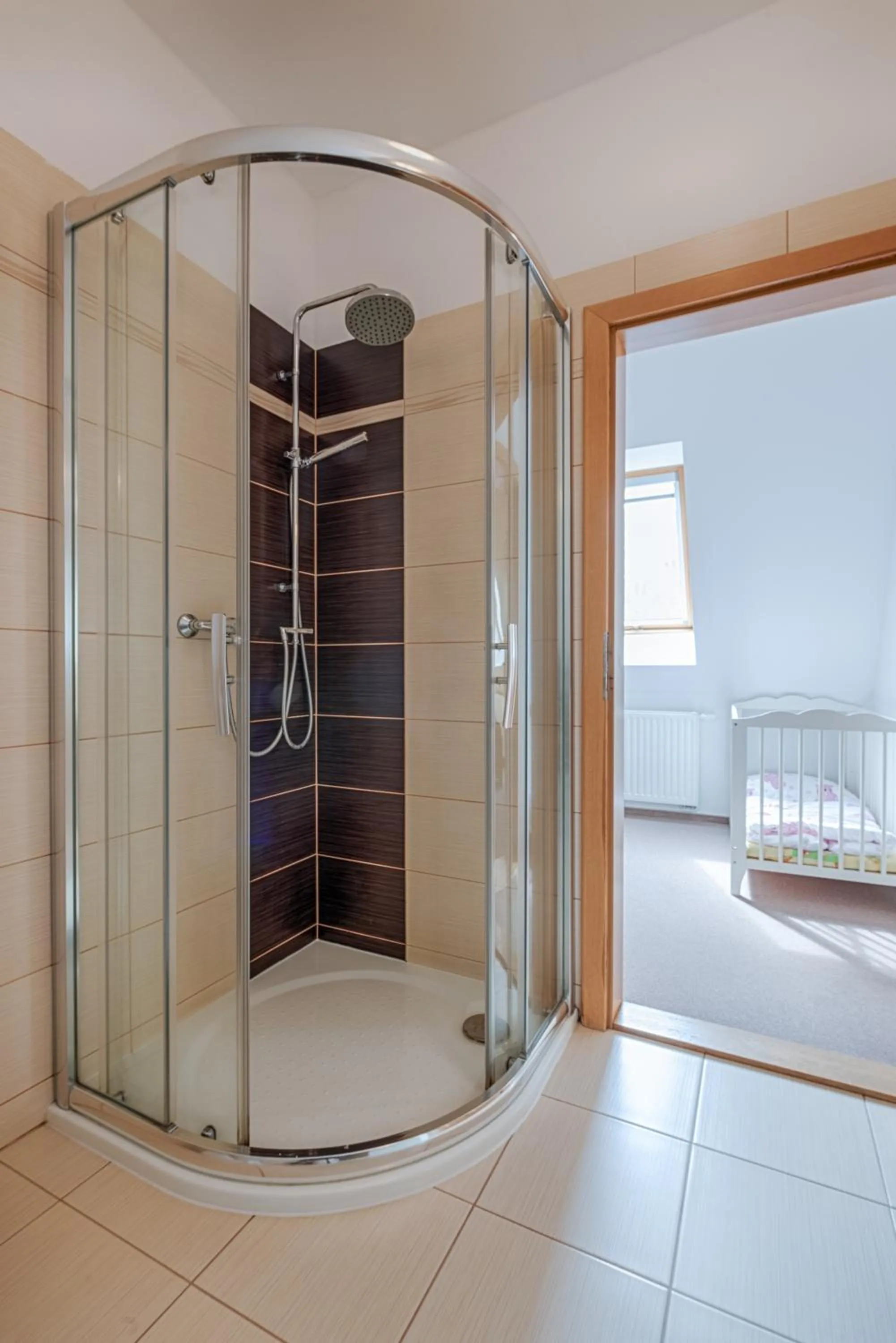 Shower in Penzion Vila Machů