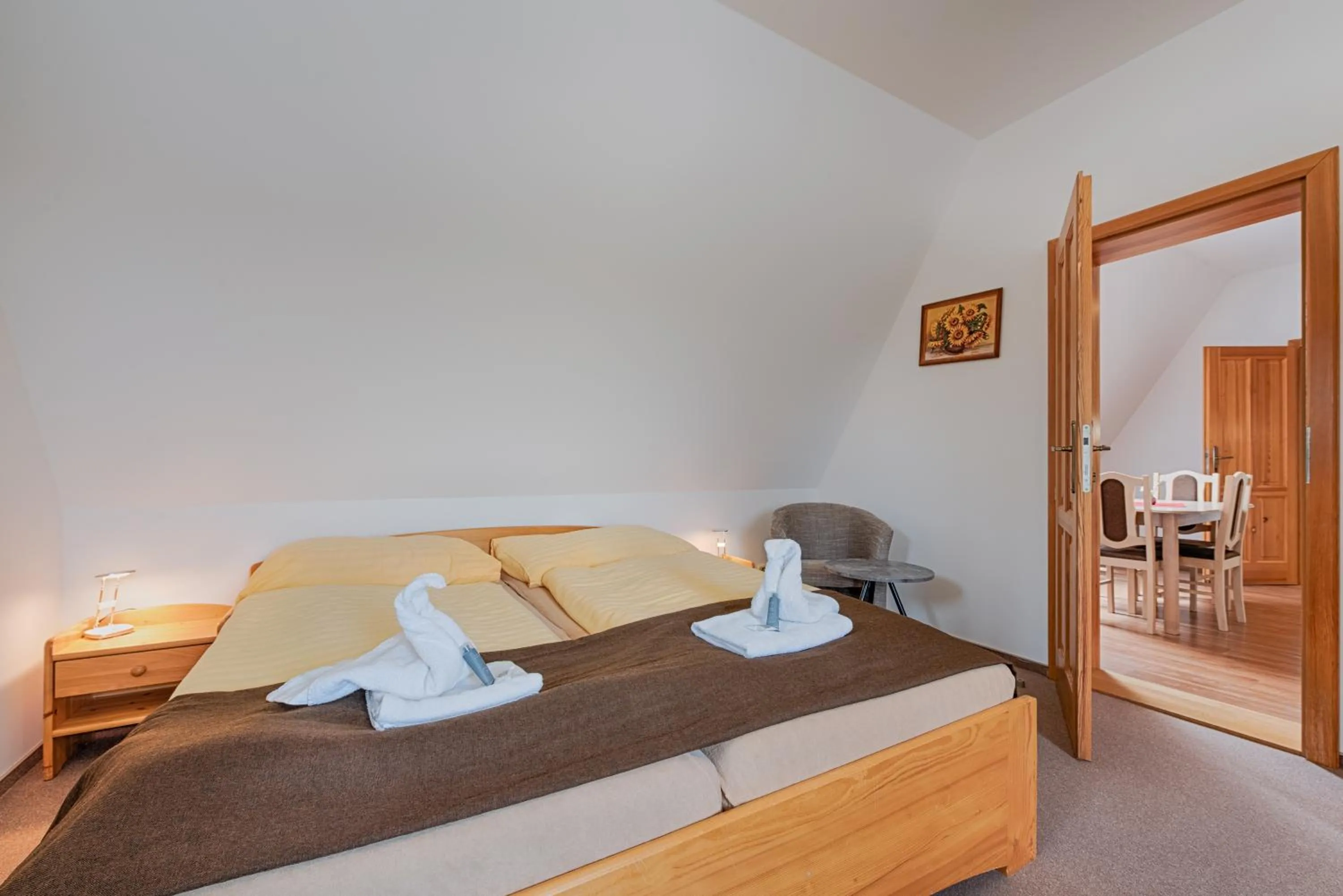 Bed in Penzion Vila Machů