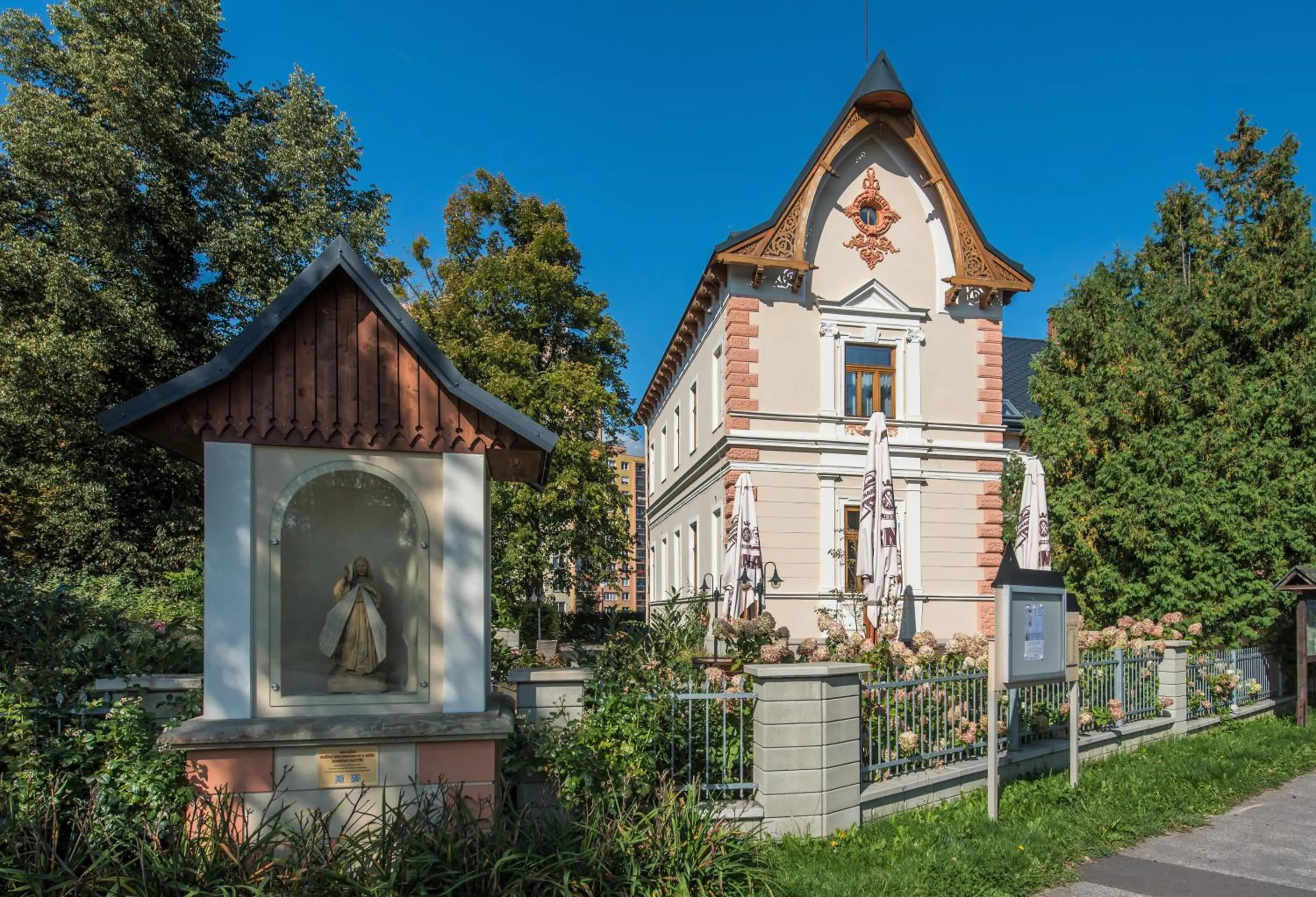 Landmark view in Penzion Vila Machů