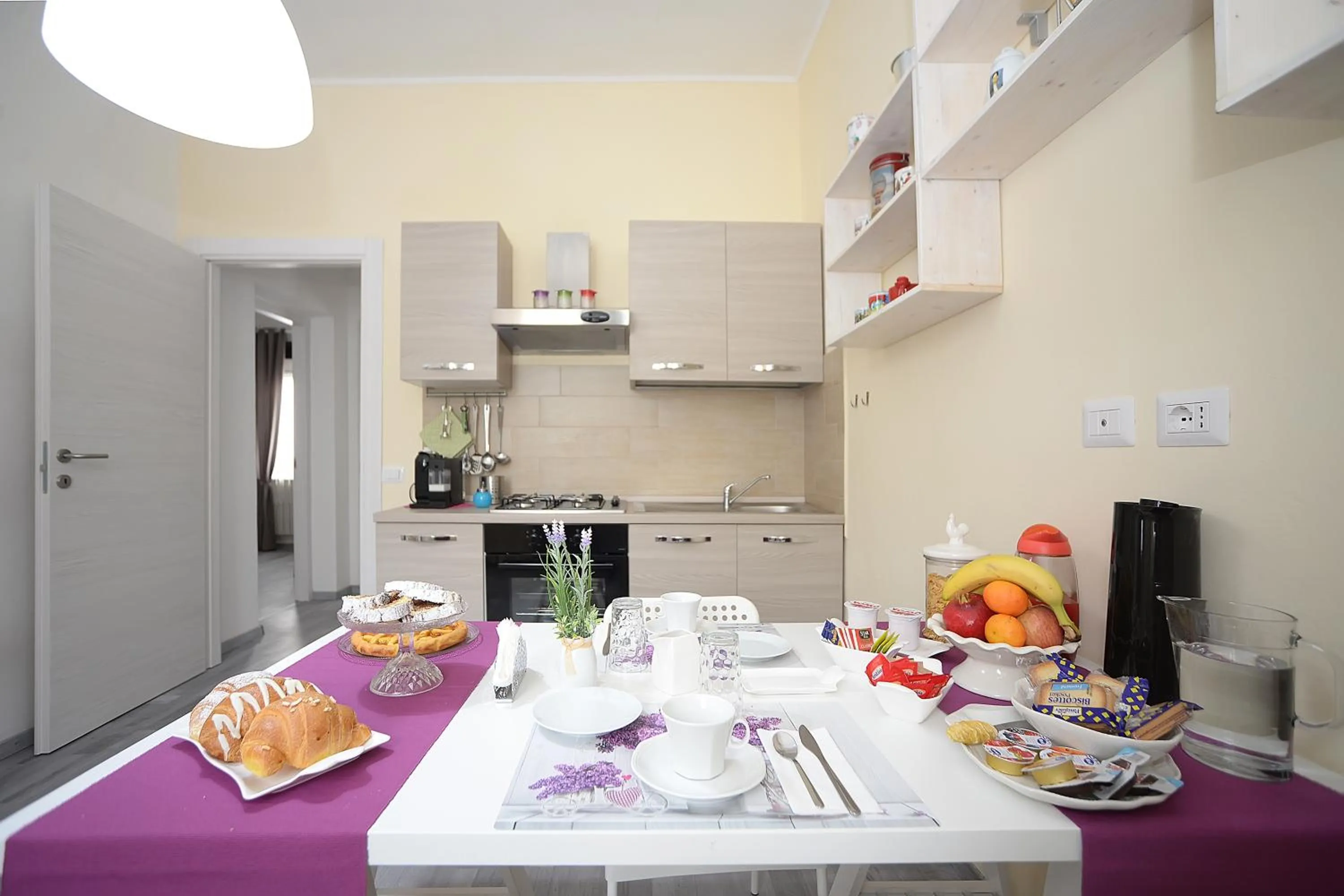 Kitchen or kitchenette in B&B Gli Alberetti
