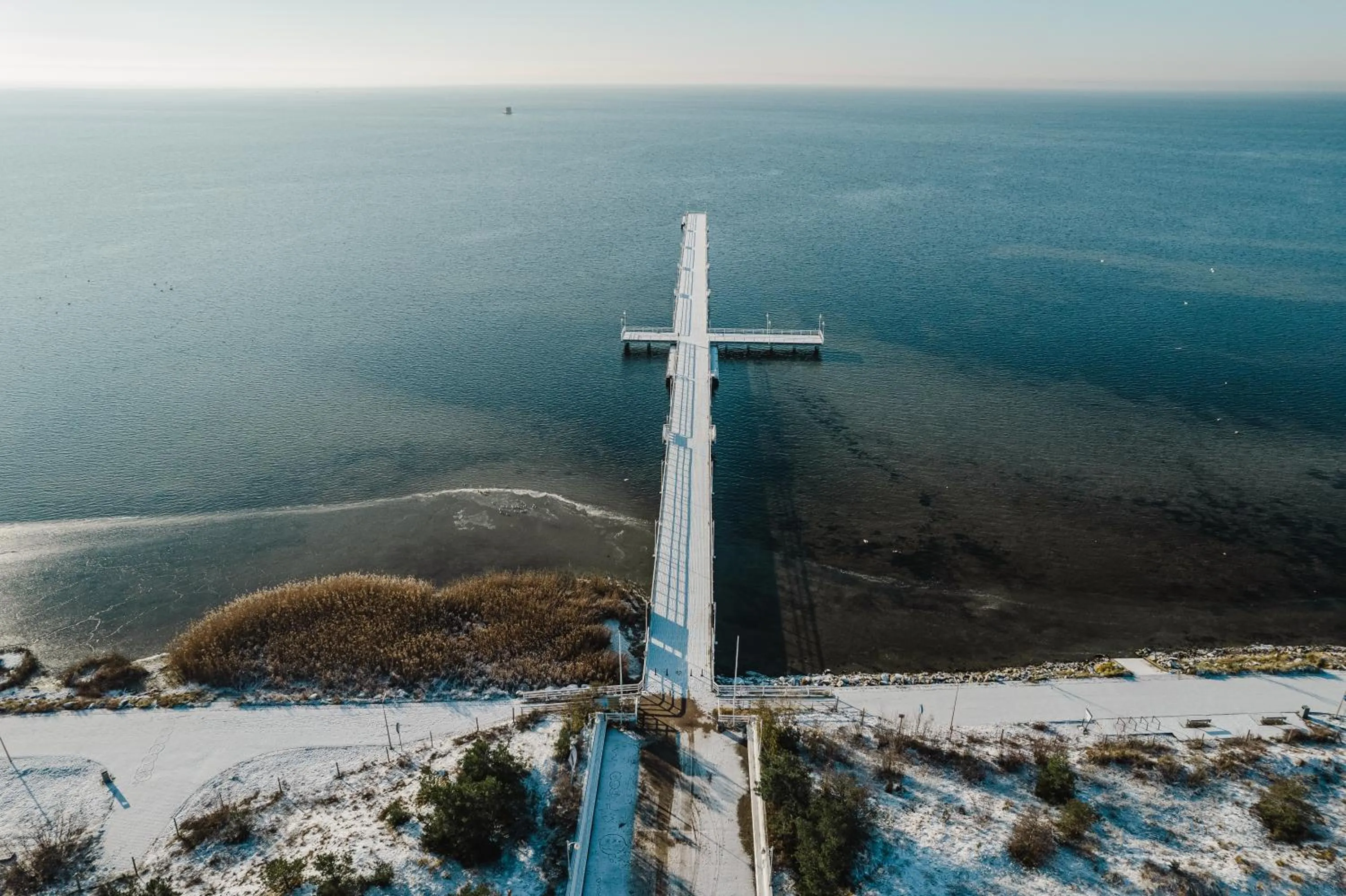 Bird's eye view in Międzymorze BlueApart Jurata