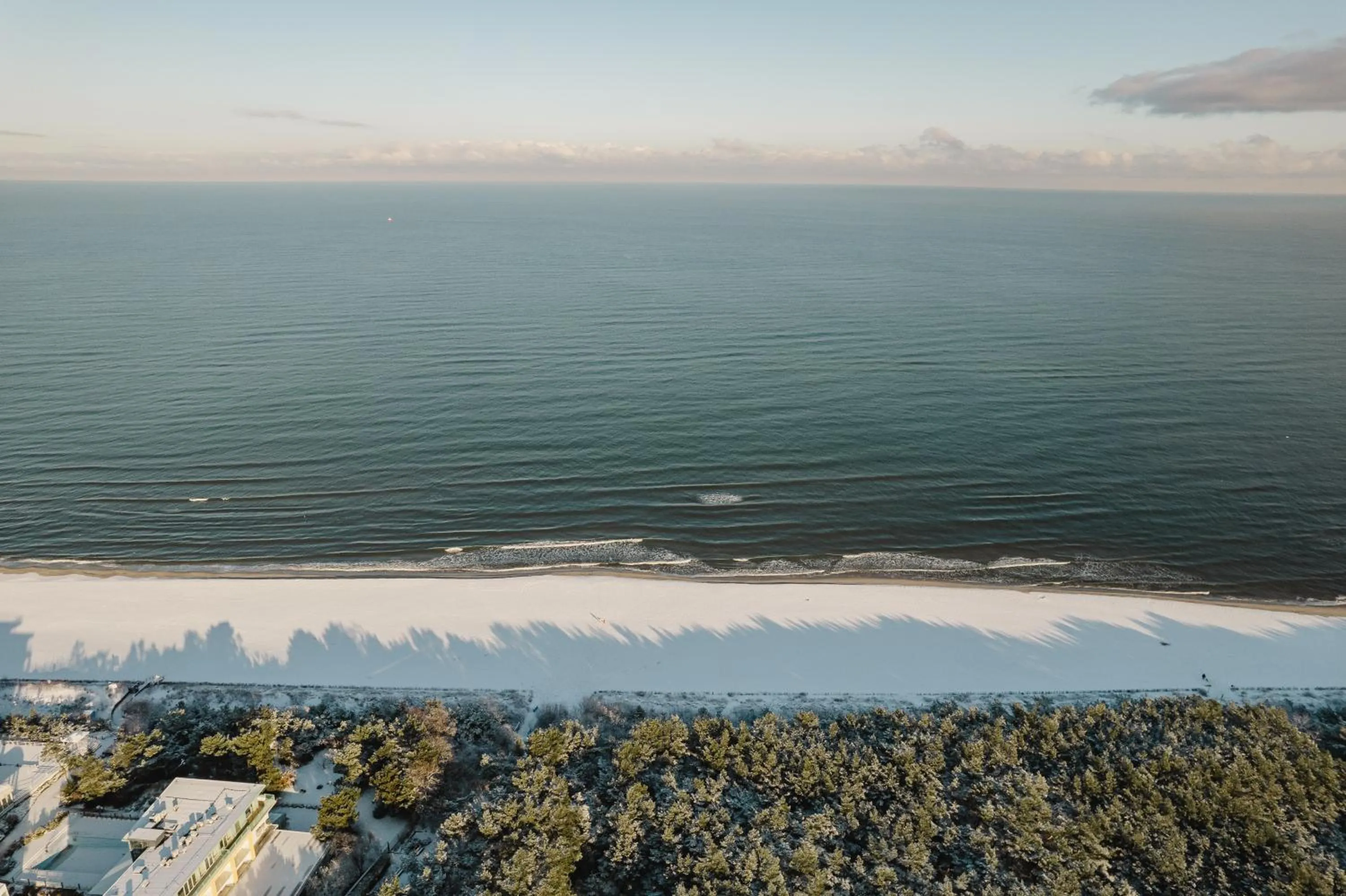 Bird's eye view in Międzymorze BlueApart Jurata