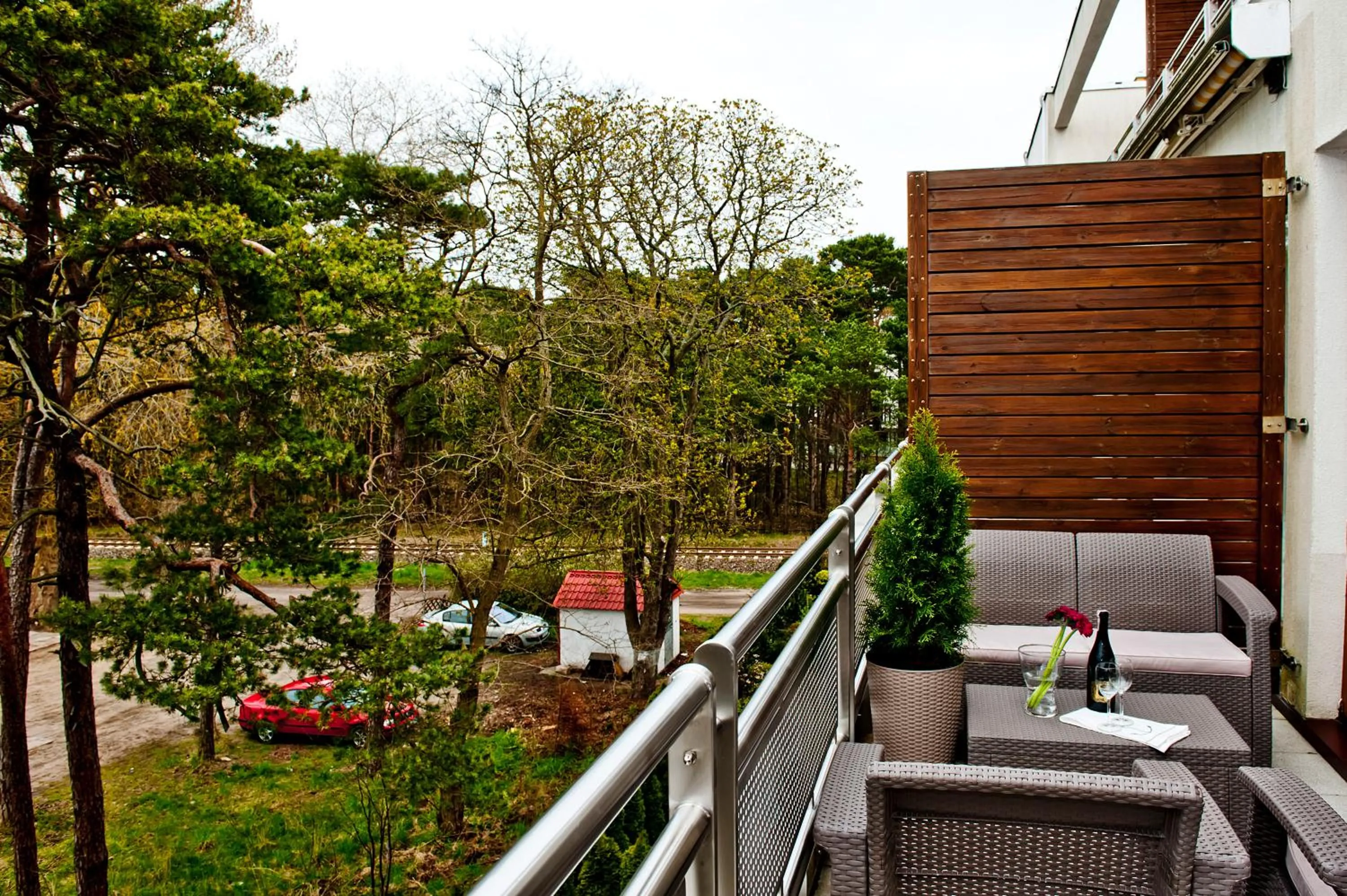 Balcony/Terrace in Międzymorze BlueApart Jurata