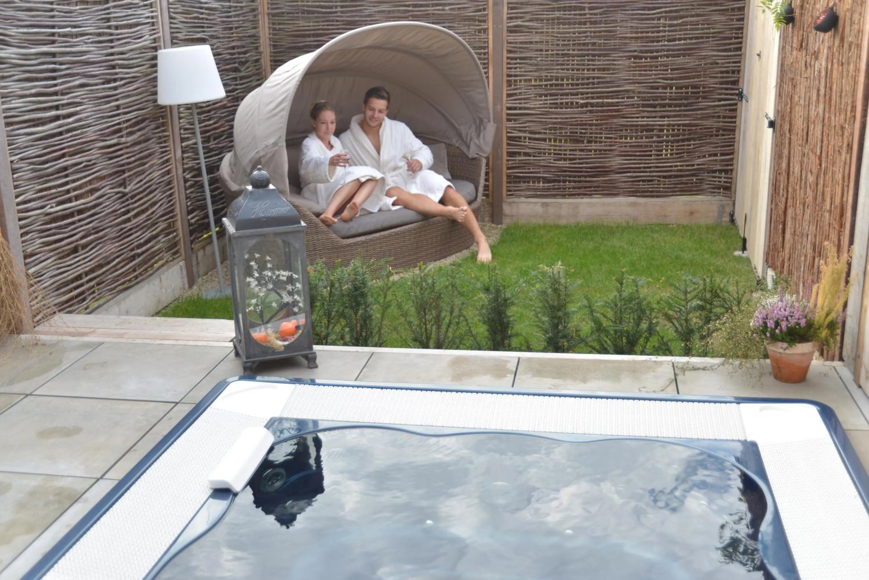 Sauna in Relax B&B Lavendine Pure