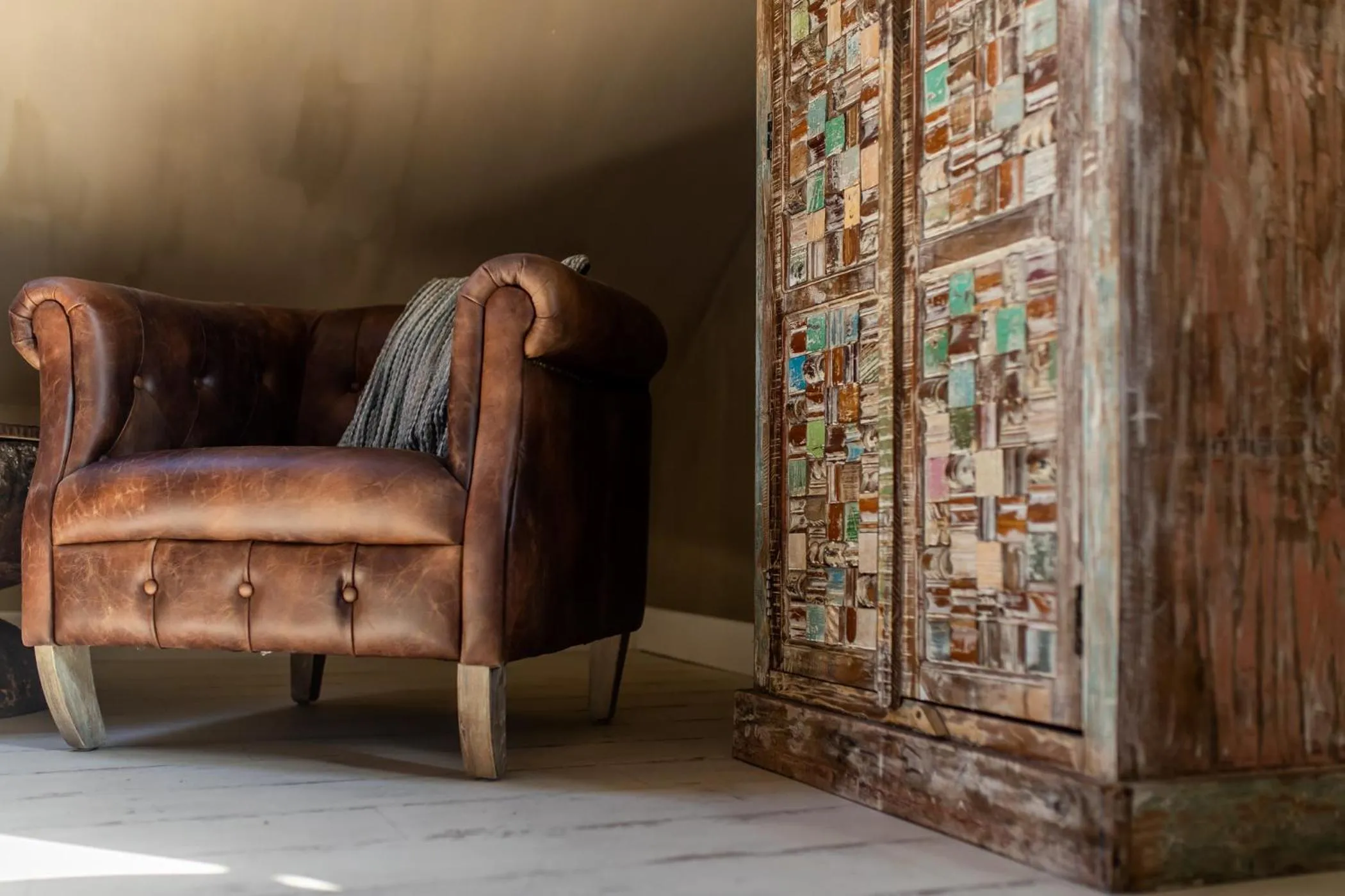 Seating area in Relax B&B Lavendine Pure