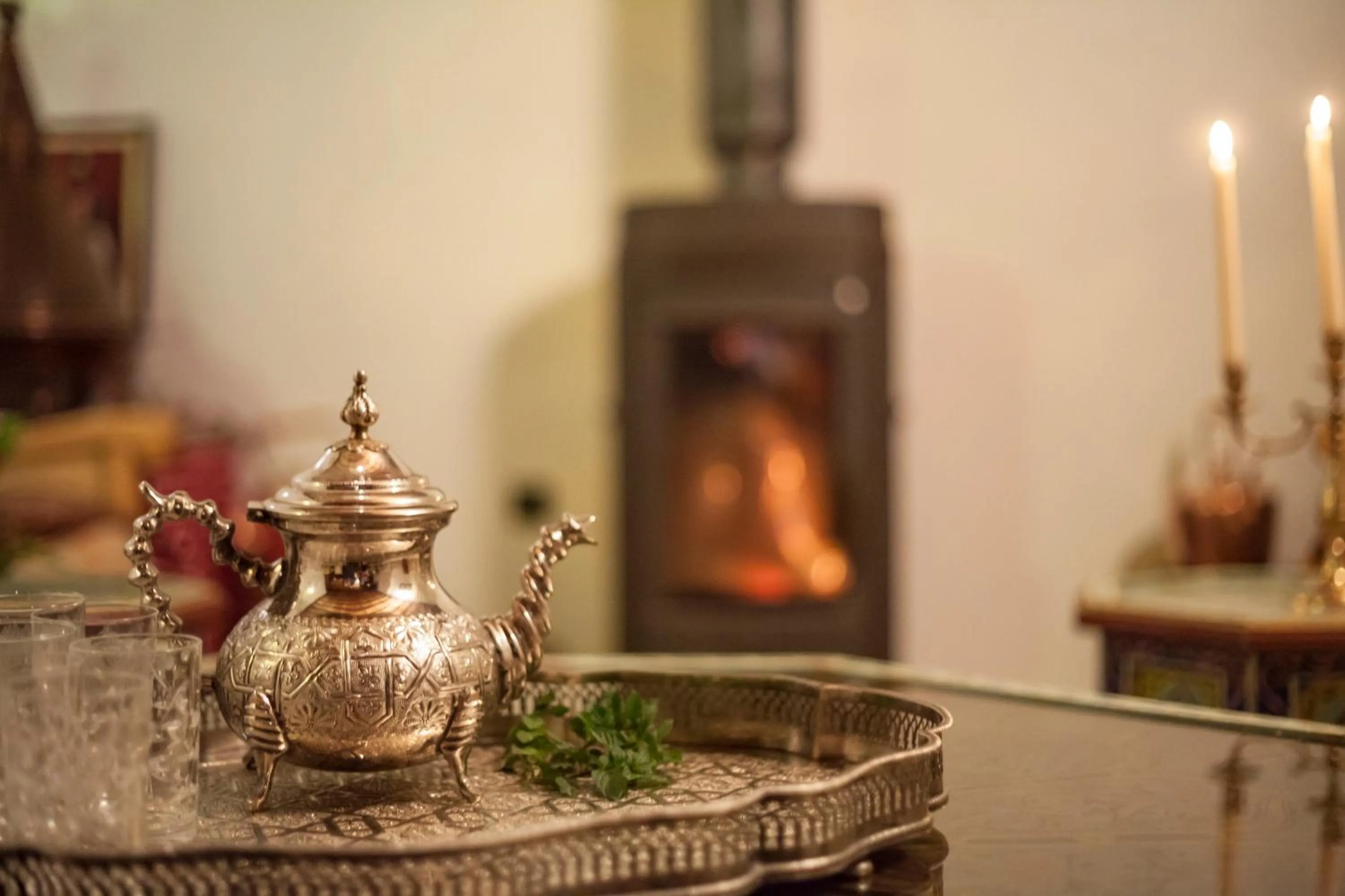 Communal lounge/ TV room in Villa Pomme d'Or