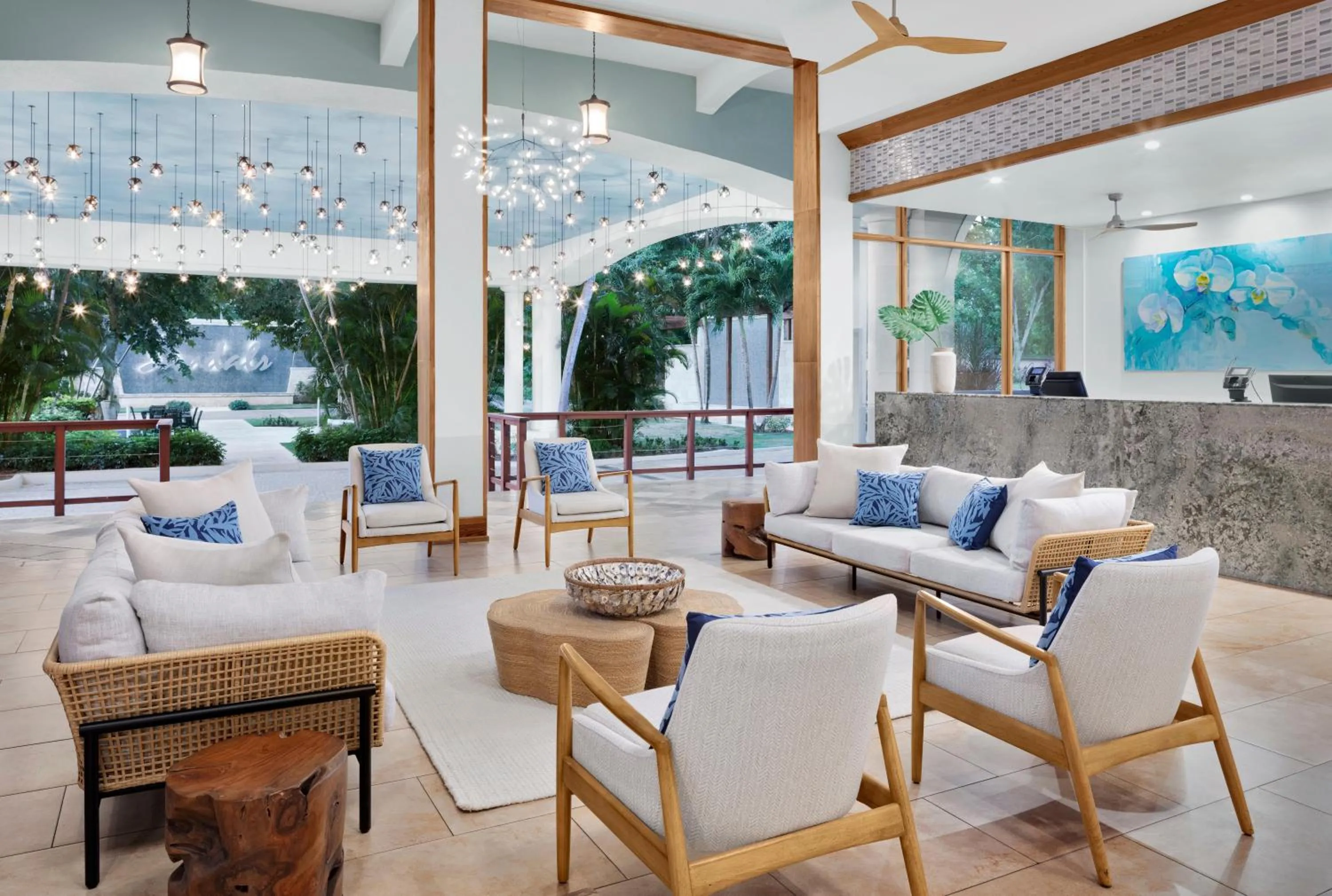 Lobby or reception in Sandals Ochi Beach All Inclusive Resort - Couples Only