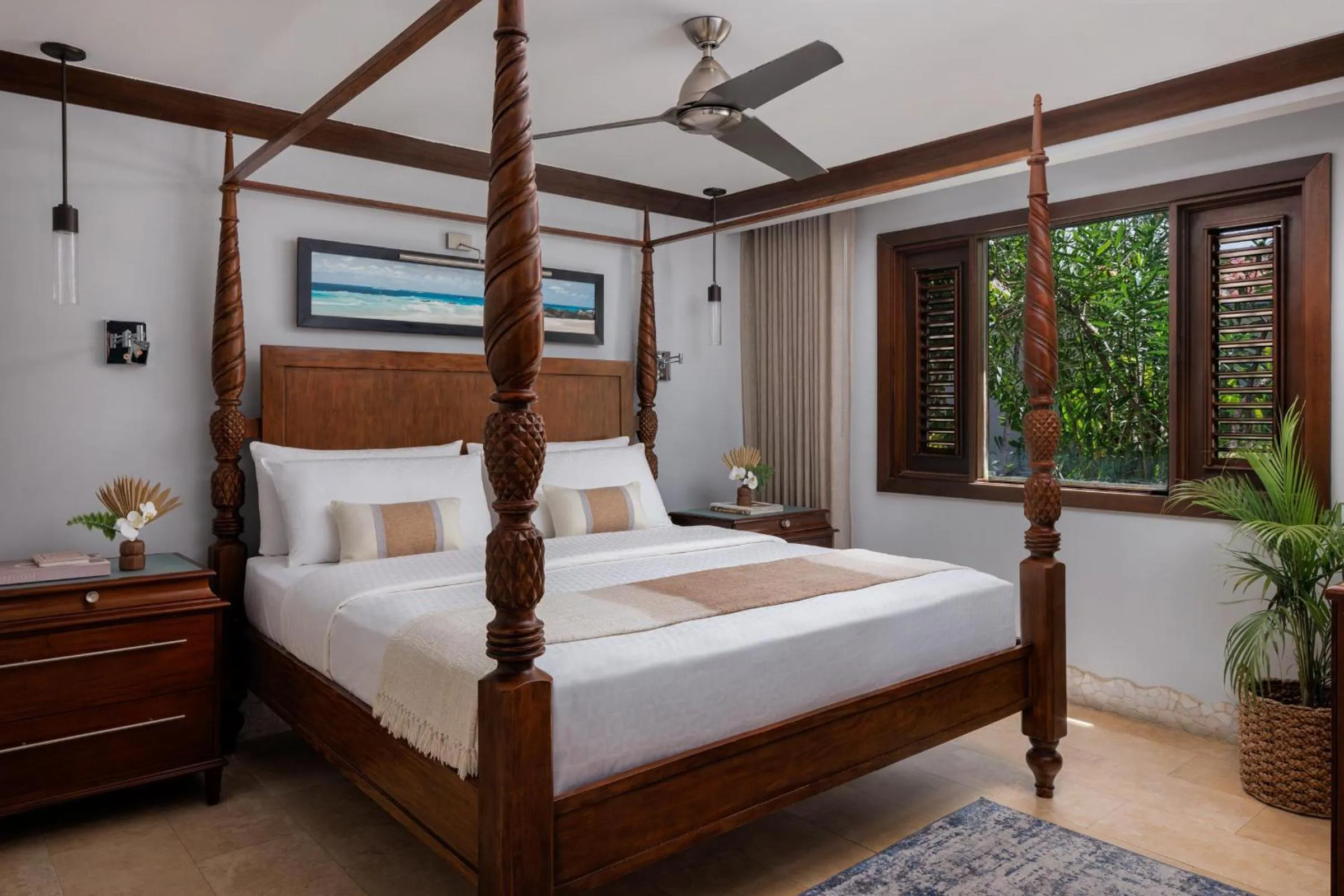 Photo of the whole room, Bed in Sandals Barbados All Inclusive - Couples Only