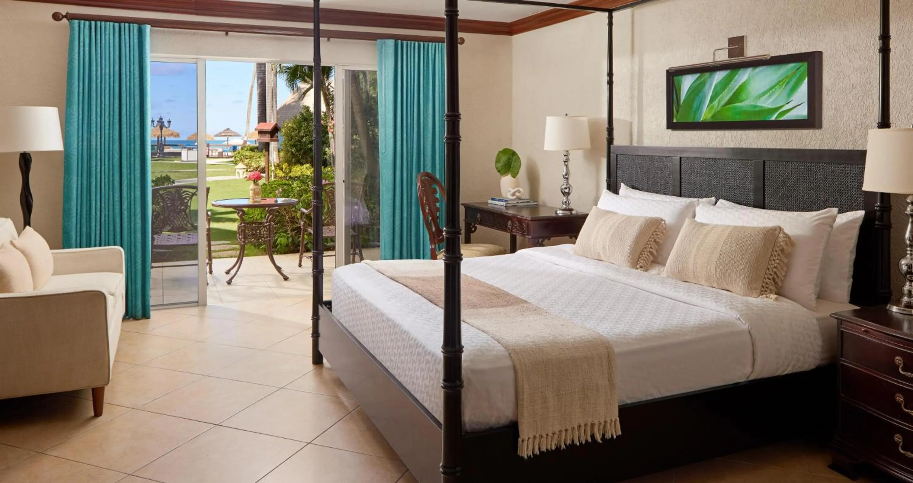 Photo of the whole room, Bed in Sandals Grande Antigua - All Inclusive Resort and Spa - Couples Only