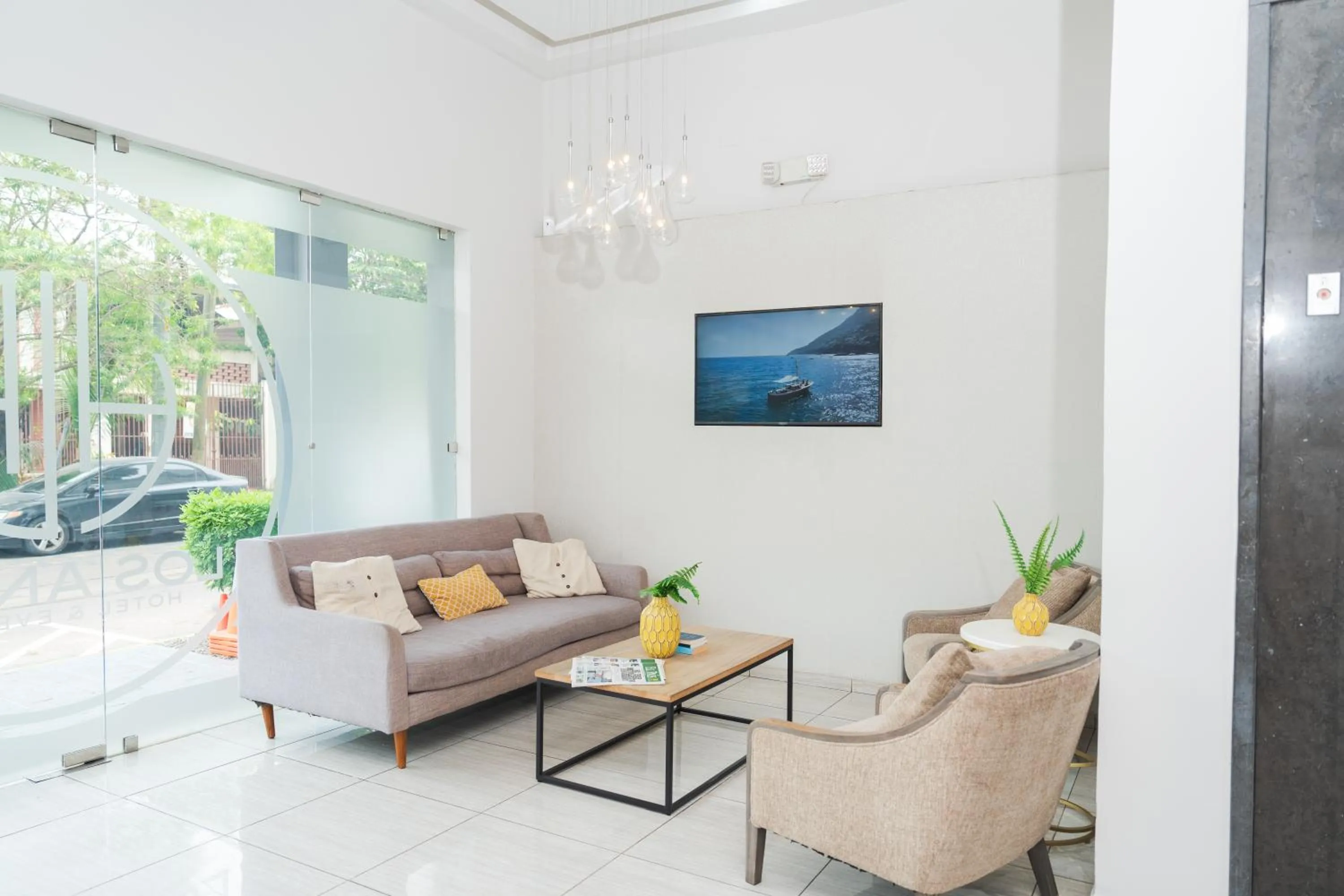 Lobby or reception in Hotel Los Andes