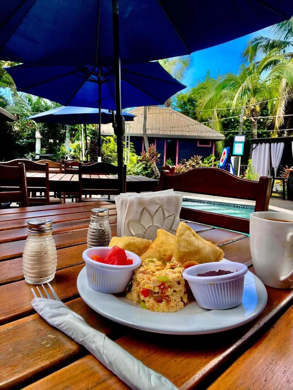 Restaurant/places to eat in PUR Boutique Cabanas, Adults Only