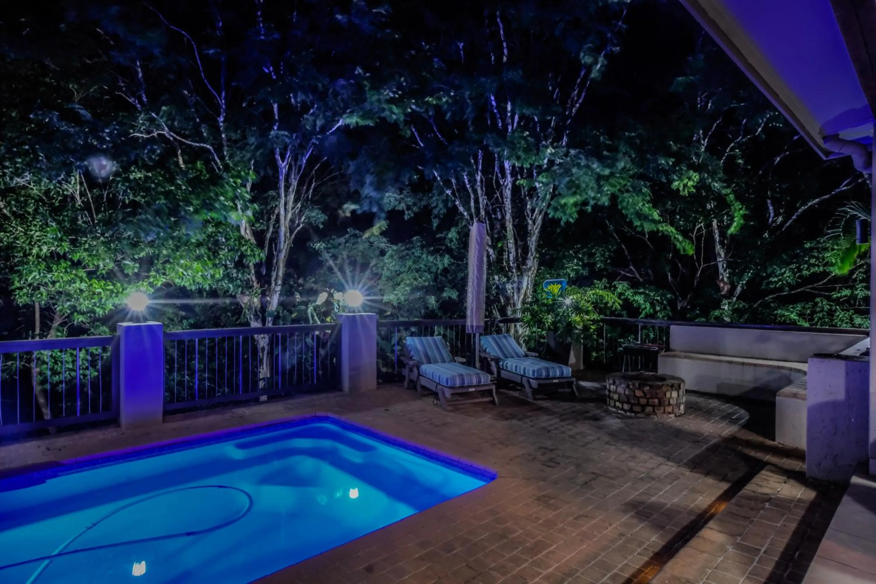 Pool view in Pelican's Nest Holiday Home St Lucia