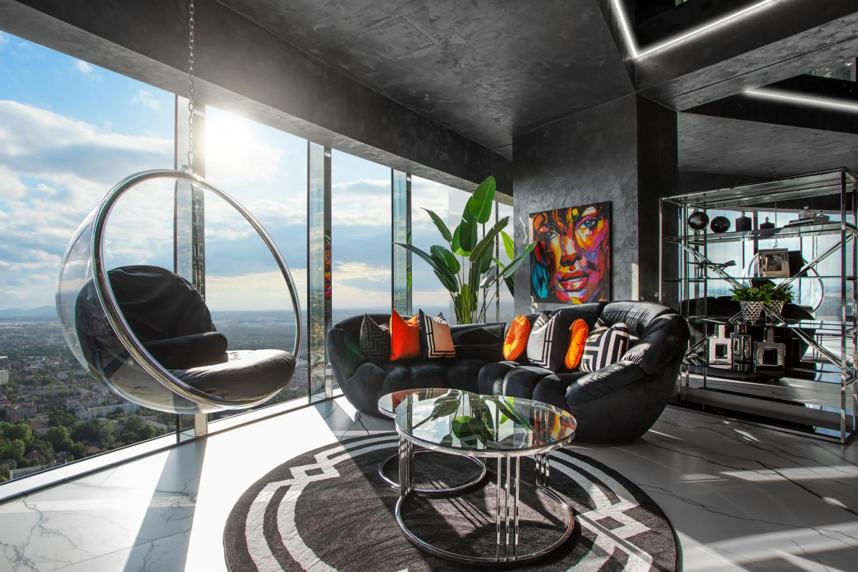 Day in 30th+ Floor Apartments in Sky Tower