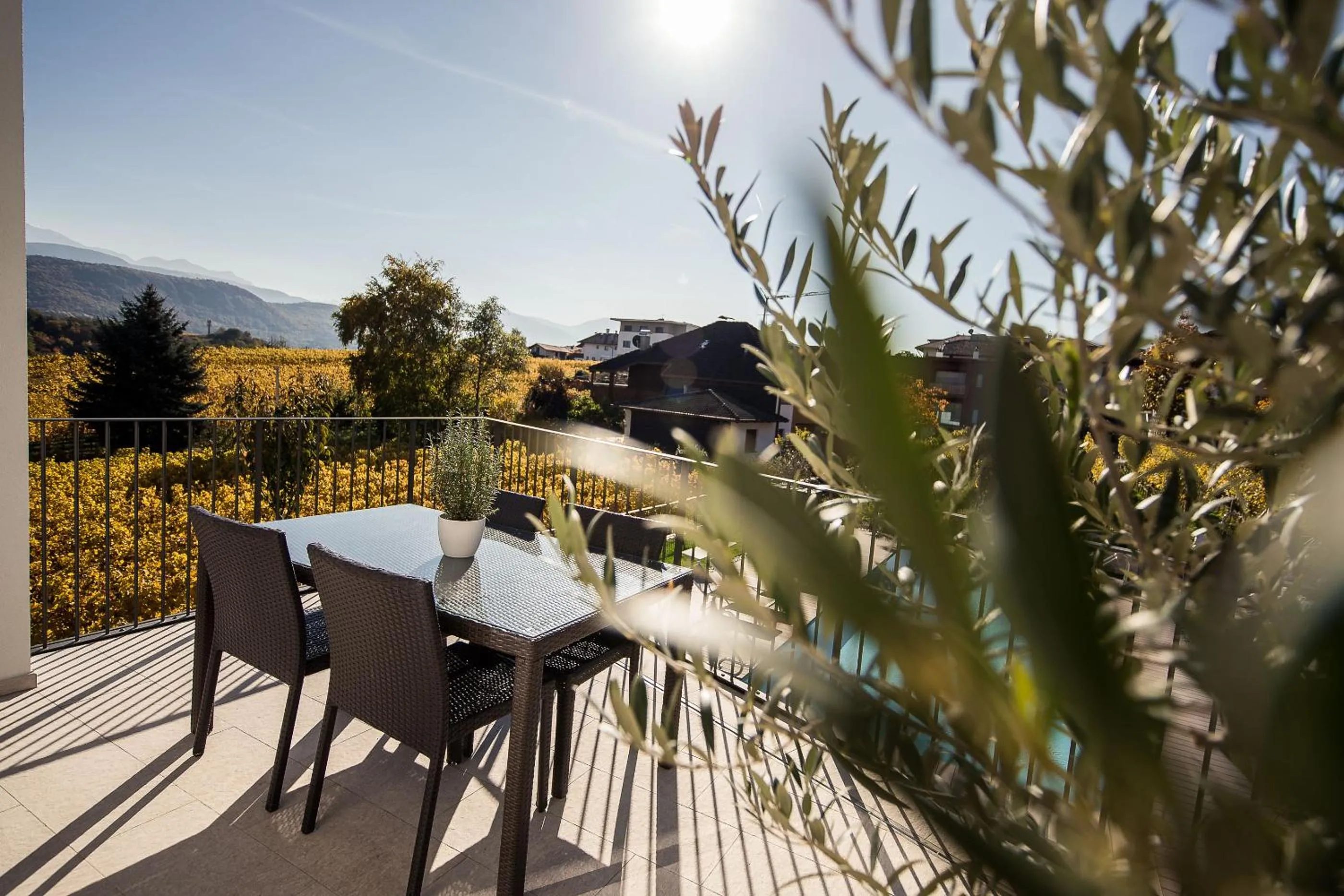 Garden view in Josefshof