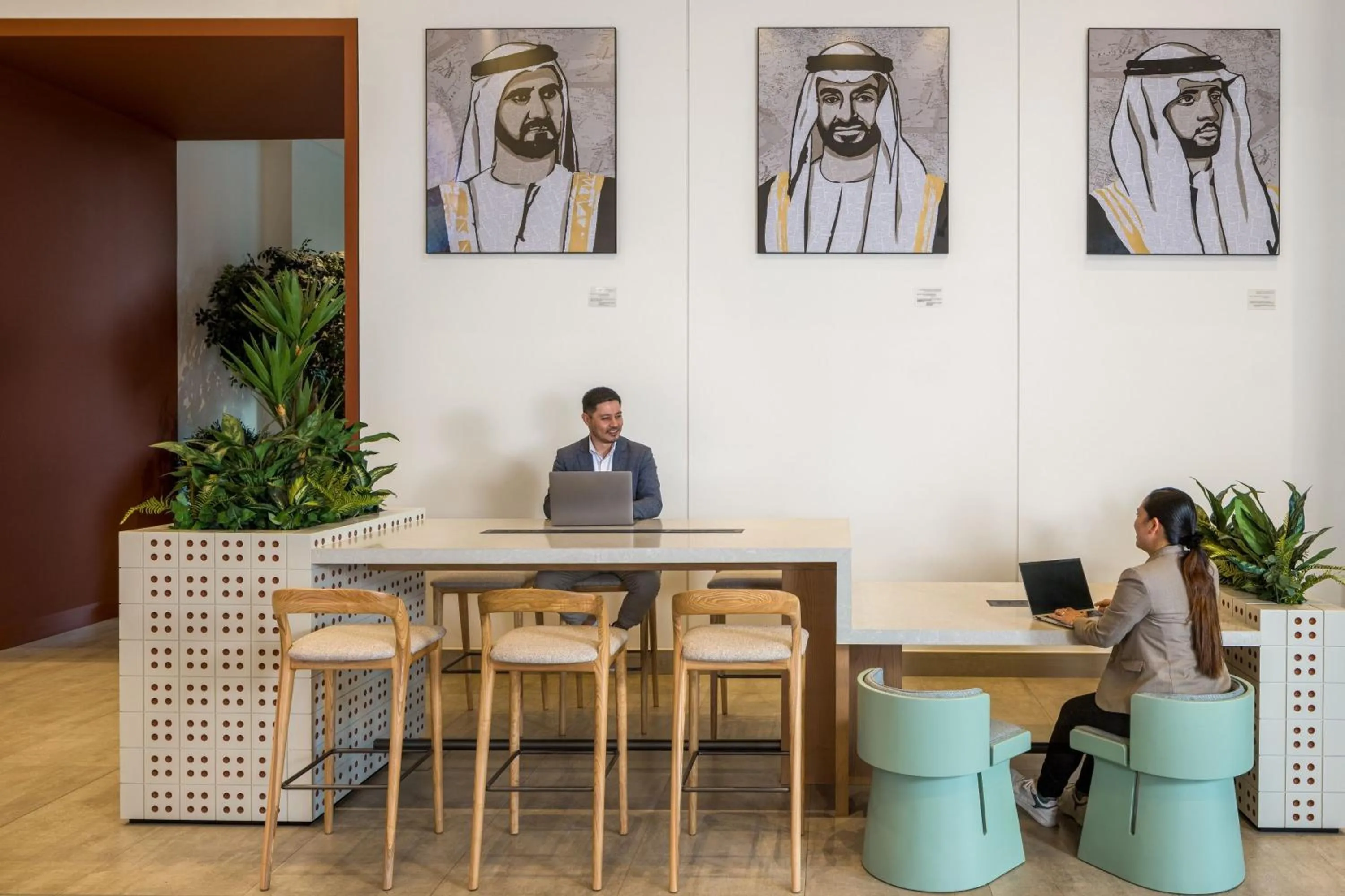 Lobby or reception in Rove Bur Dubai - Healthcare City