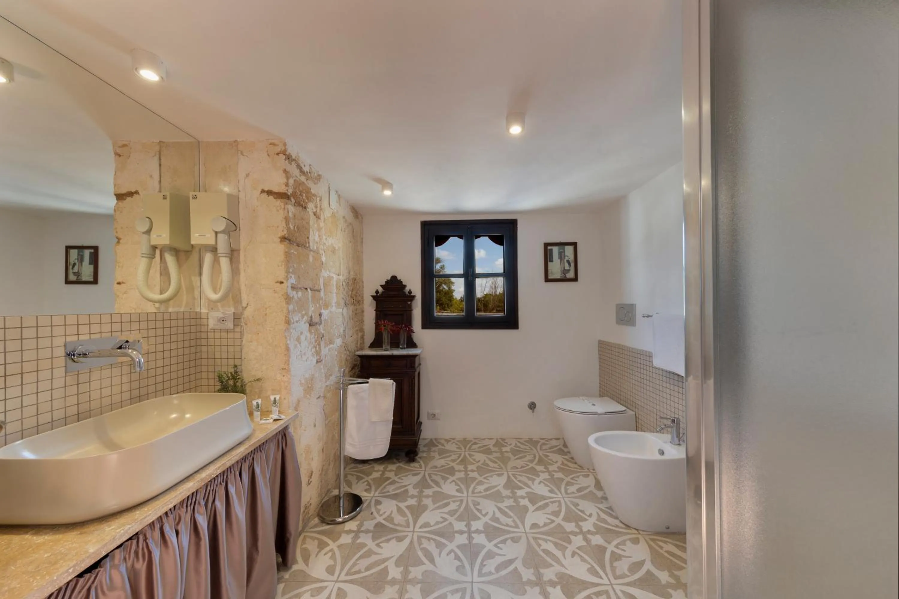 Bathroom in Masseria Zanzara