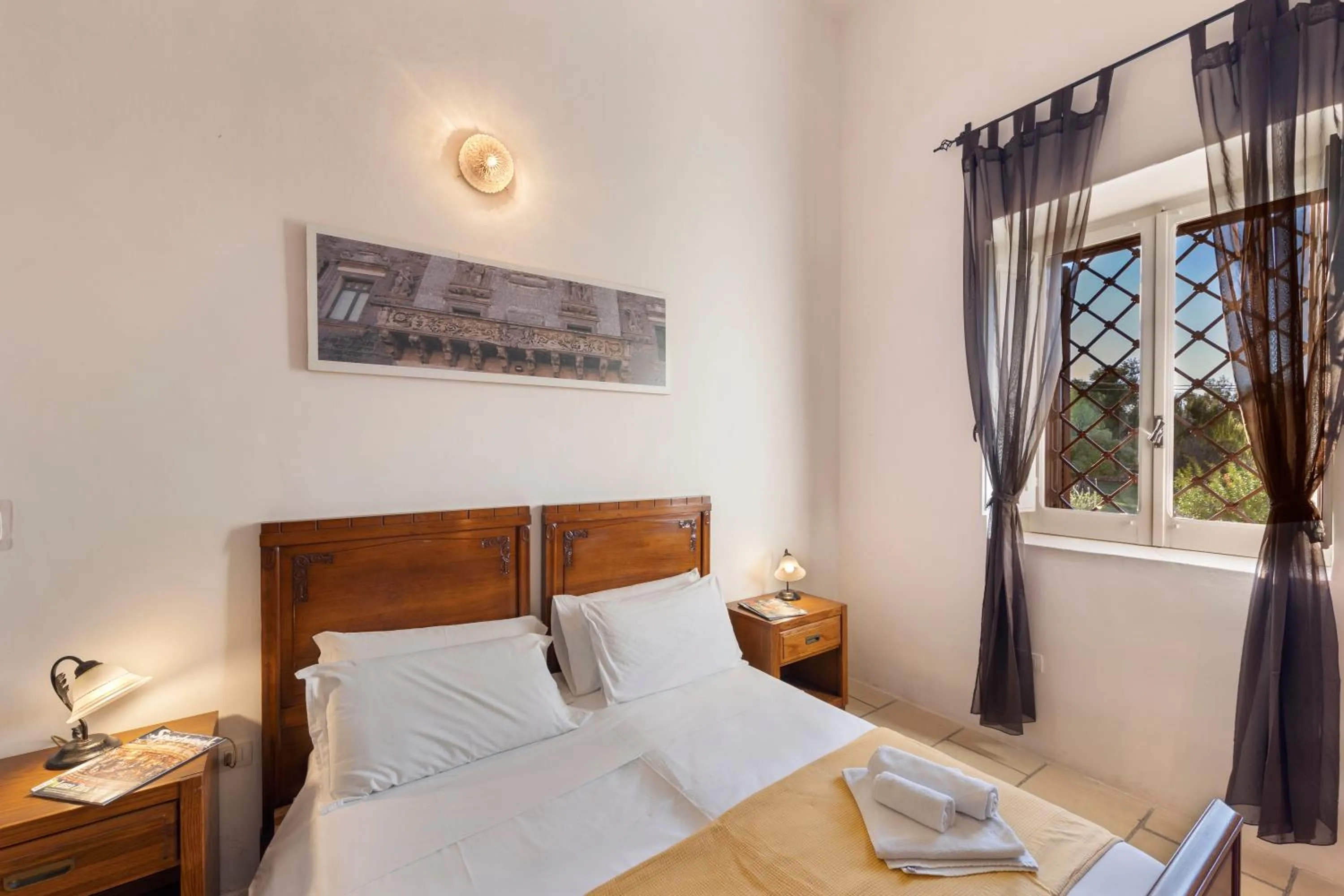 Bed in Masseria Zanzara