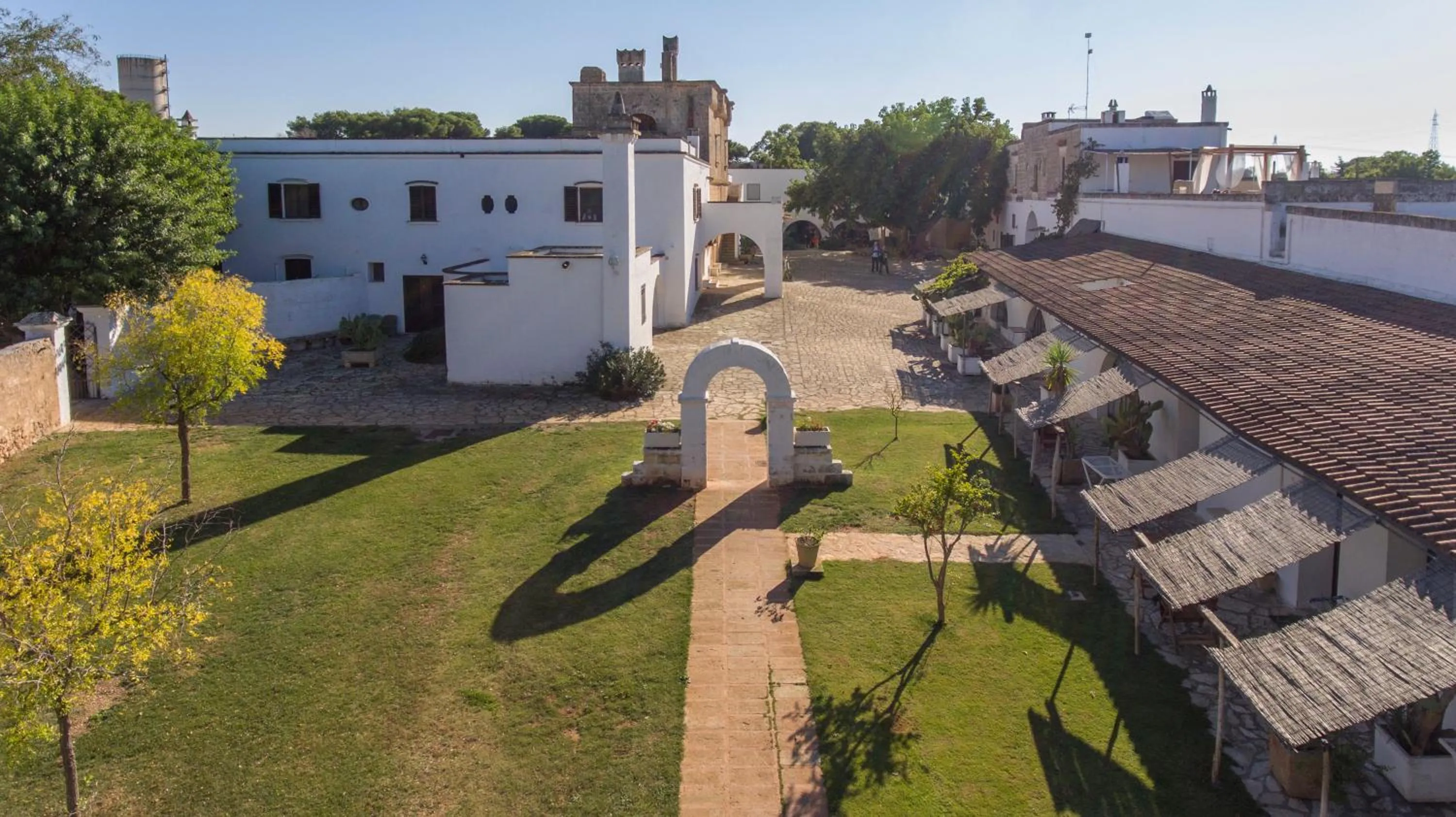 Garden view in Masseria Zanzara