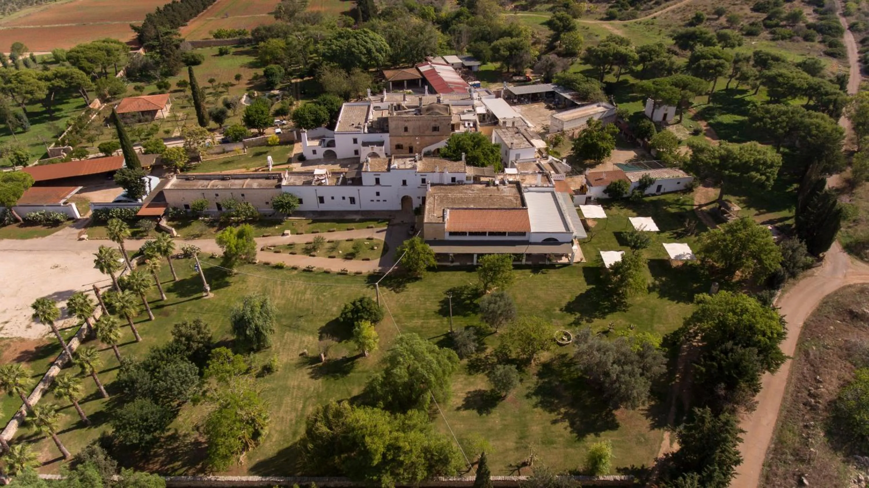 Bird's eye view in Masseria Zanzara