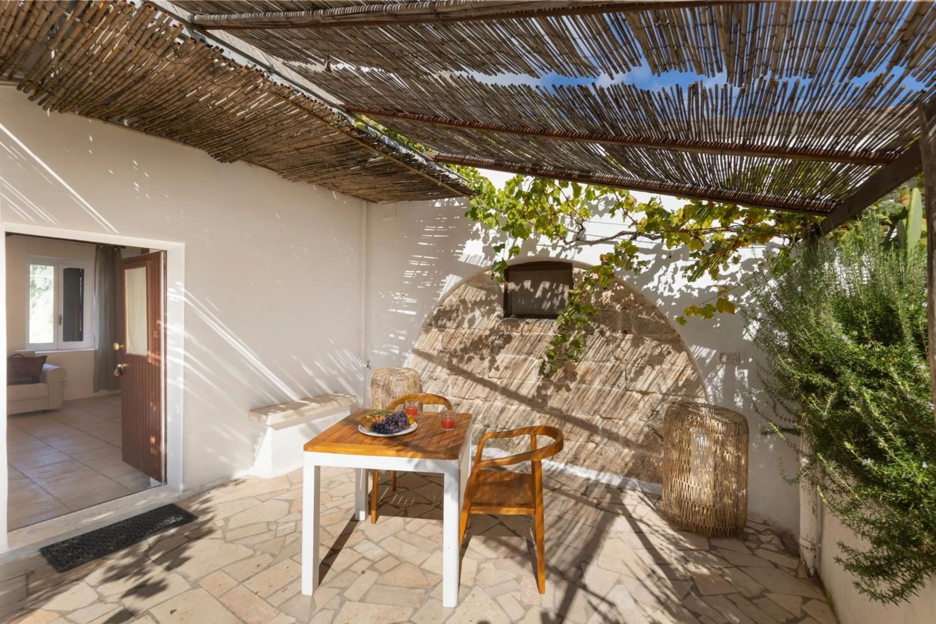 Patio in Masseria Zanzara